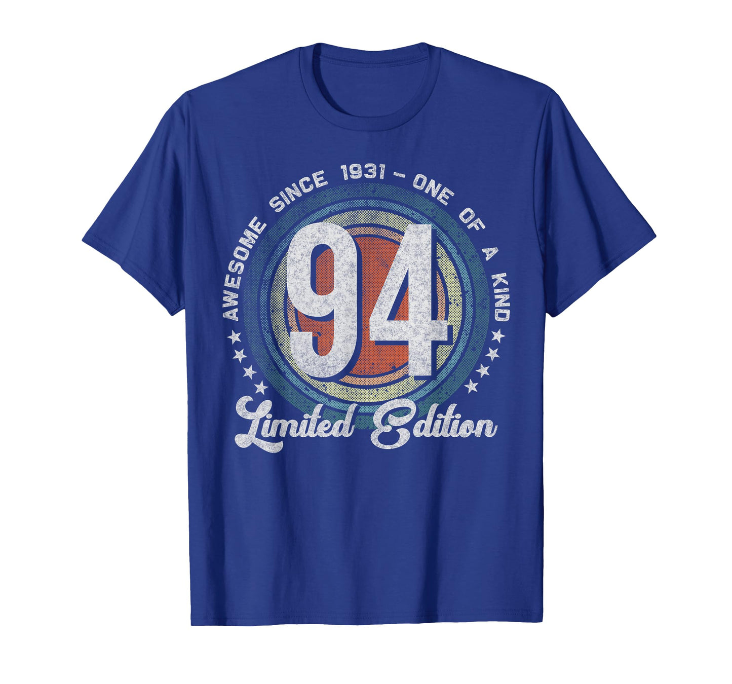 94 Year Old Gifts Vintage 1931 Limited Edition 94th Birthday T-Shirt