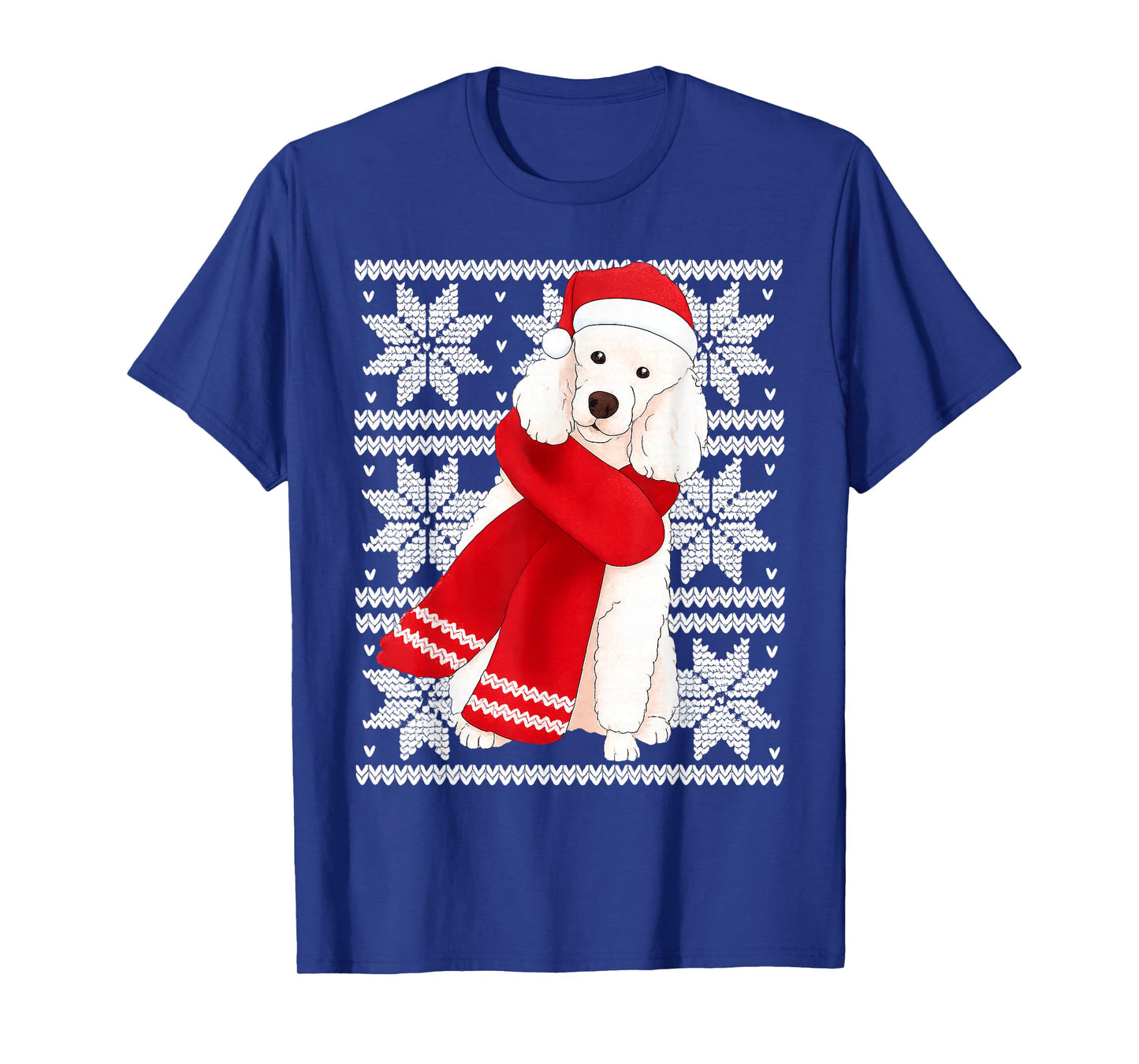 Poodle Ugly Christmas Holiday Dog Lover T-Shirt