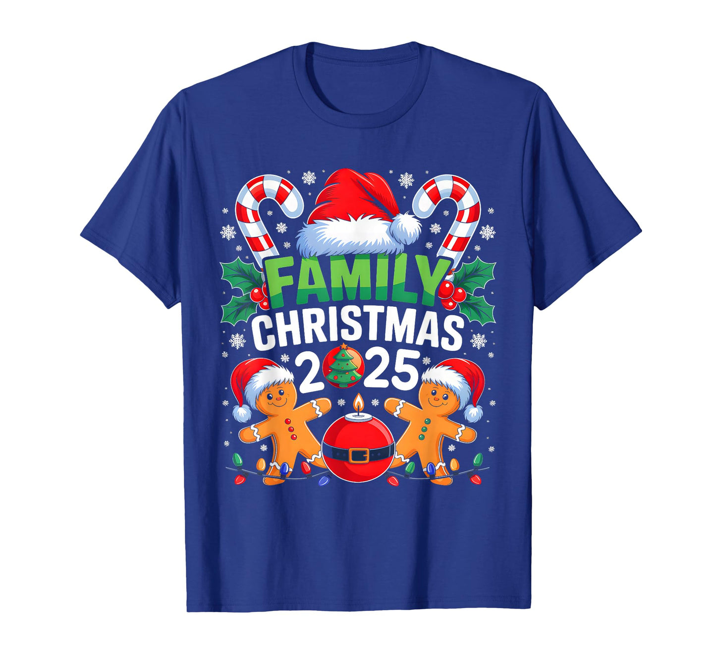 Christmas 2025 Family Matching Costume Team Santa Elf Squad T-Shirt