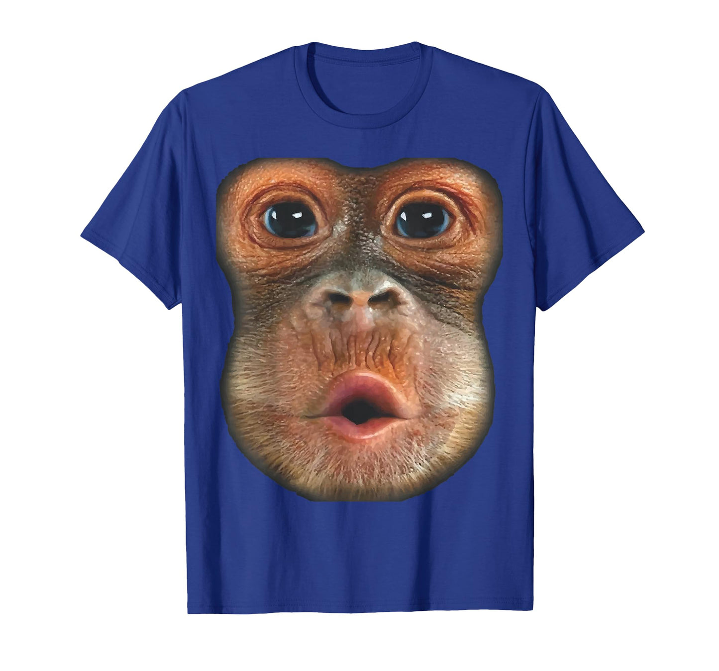 Monkey Blowing Stomach Face T-Shirt