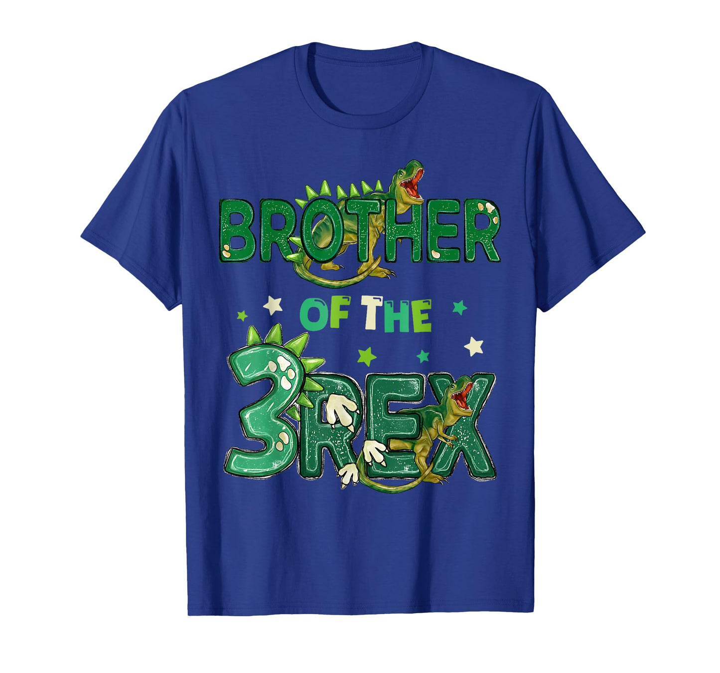 Brother of The Three Rex Birthday Dinosaur Family Matching T-Shirt