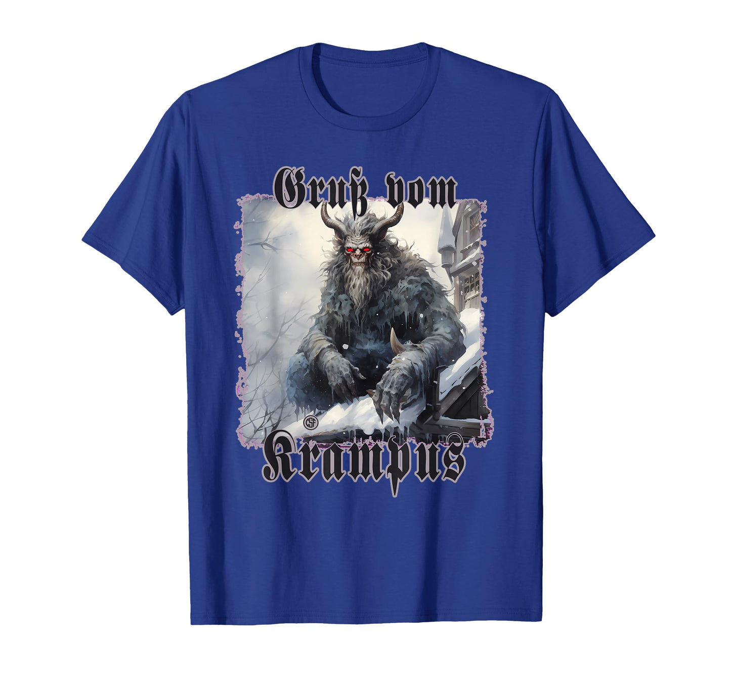 Greeting from Krampus Christmas Legend Figure T-Shirt