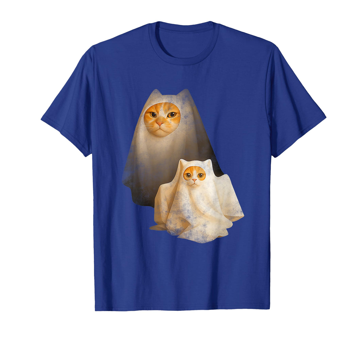Womens Ghost Cat Meme Funny Halloween Costume for Men T-Shirt