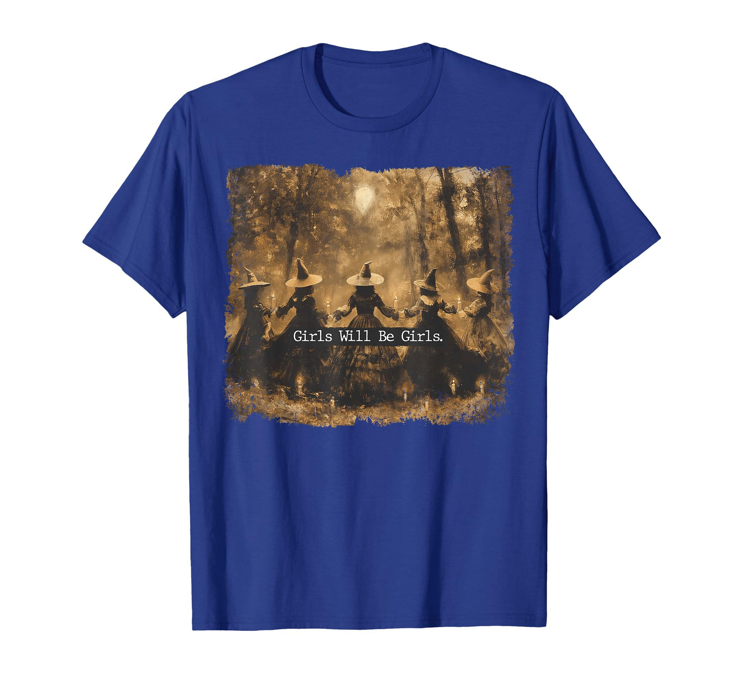 Halloween Spooky Witch Girl Will Be Girls Feminist Women T-Shirt