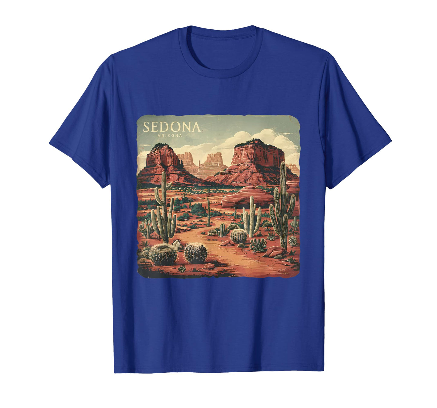 Retro Sedona Arizona Vintage Road Trip Outdoors Graphic T-Shirt