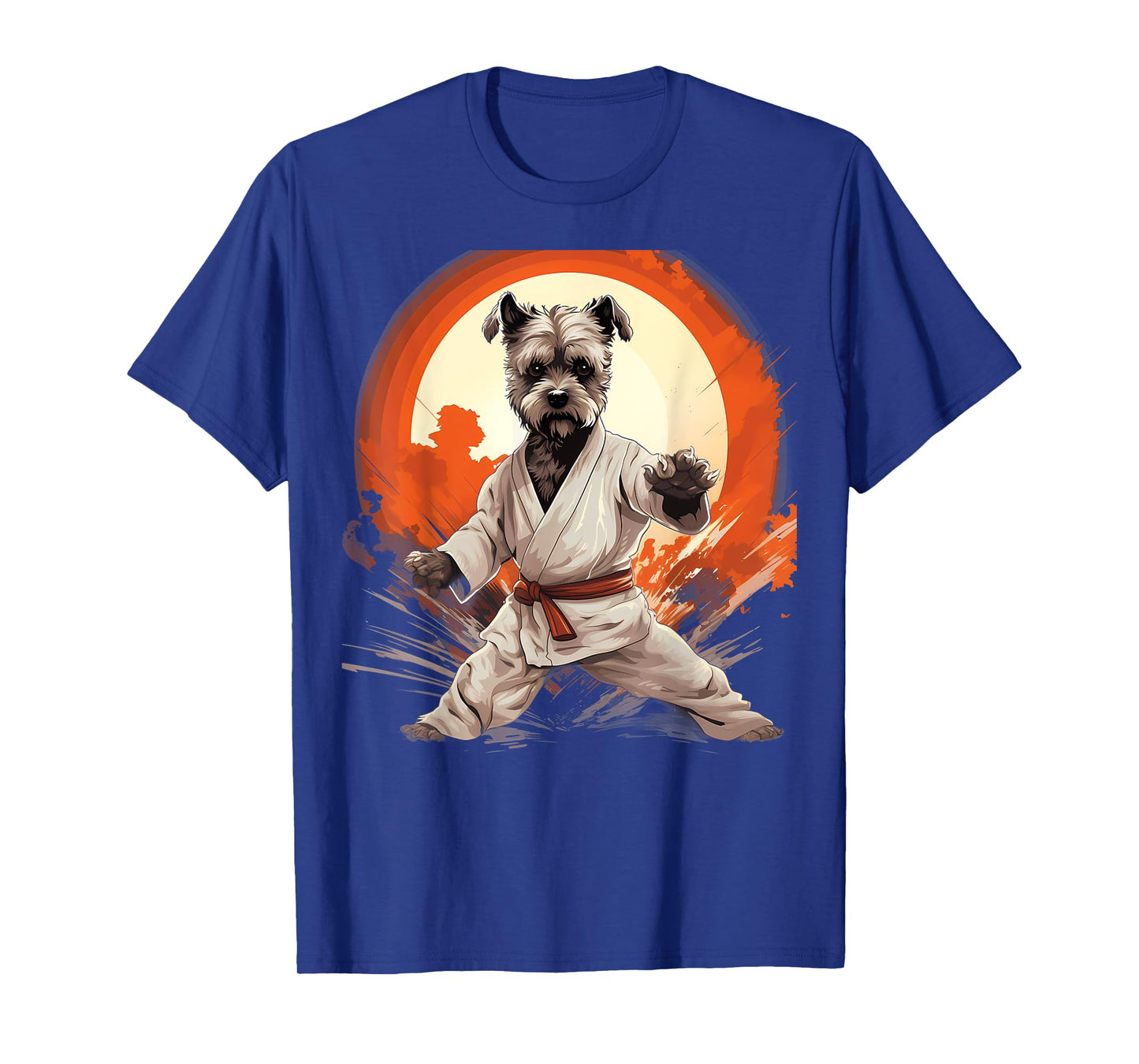 MMA Miniature Schnauzer Dog Karate Men Women Kids T-Shirt