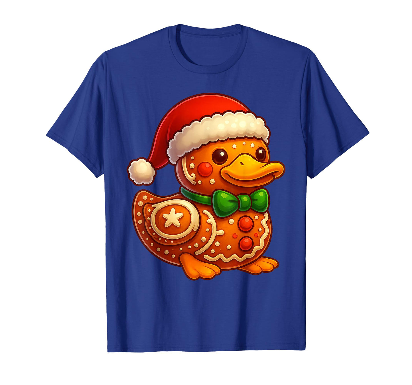 Funny Gingerbread Man Duck Christmas Tees Womens Mens Gifts T-Shirt