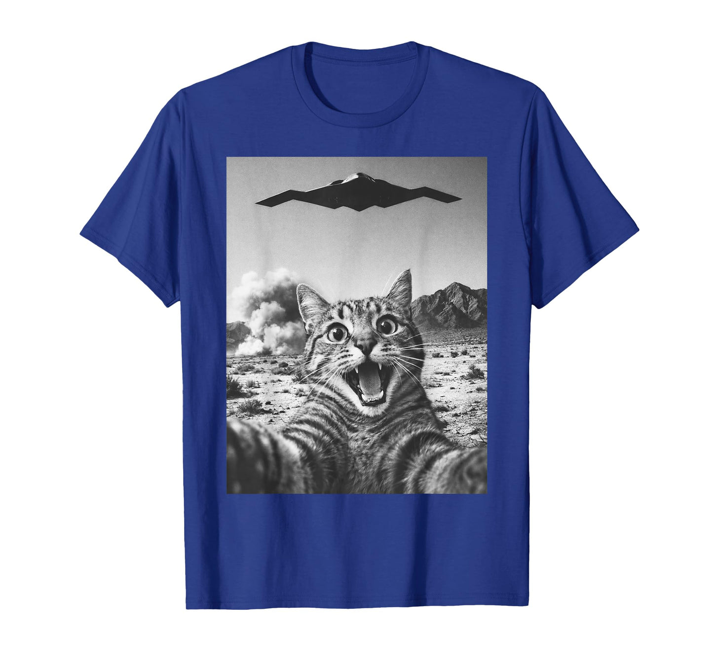 Cat Selfie Funny Operation Epic Fury Cat Meme T-Shirt - T-Shirt | Royal