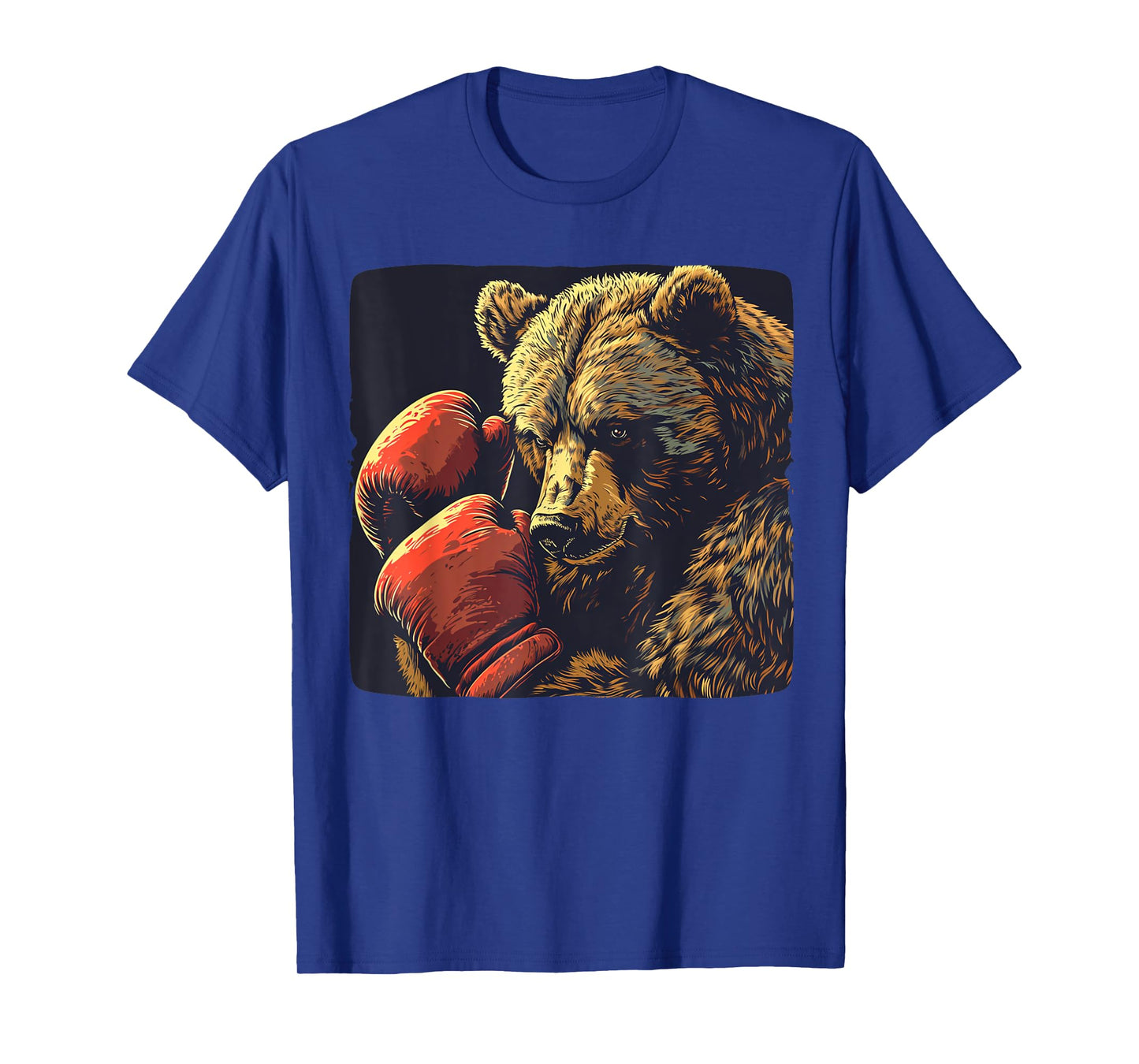 Funny boxing bear with boxing gloves costume T-Shirt