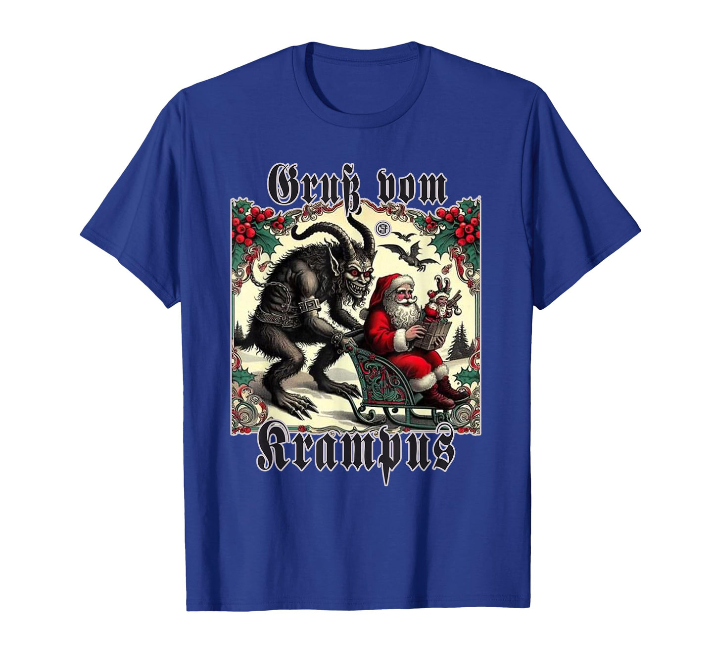 Greeting from Krampus Christmas Legend Figure T-Shirt
