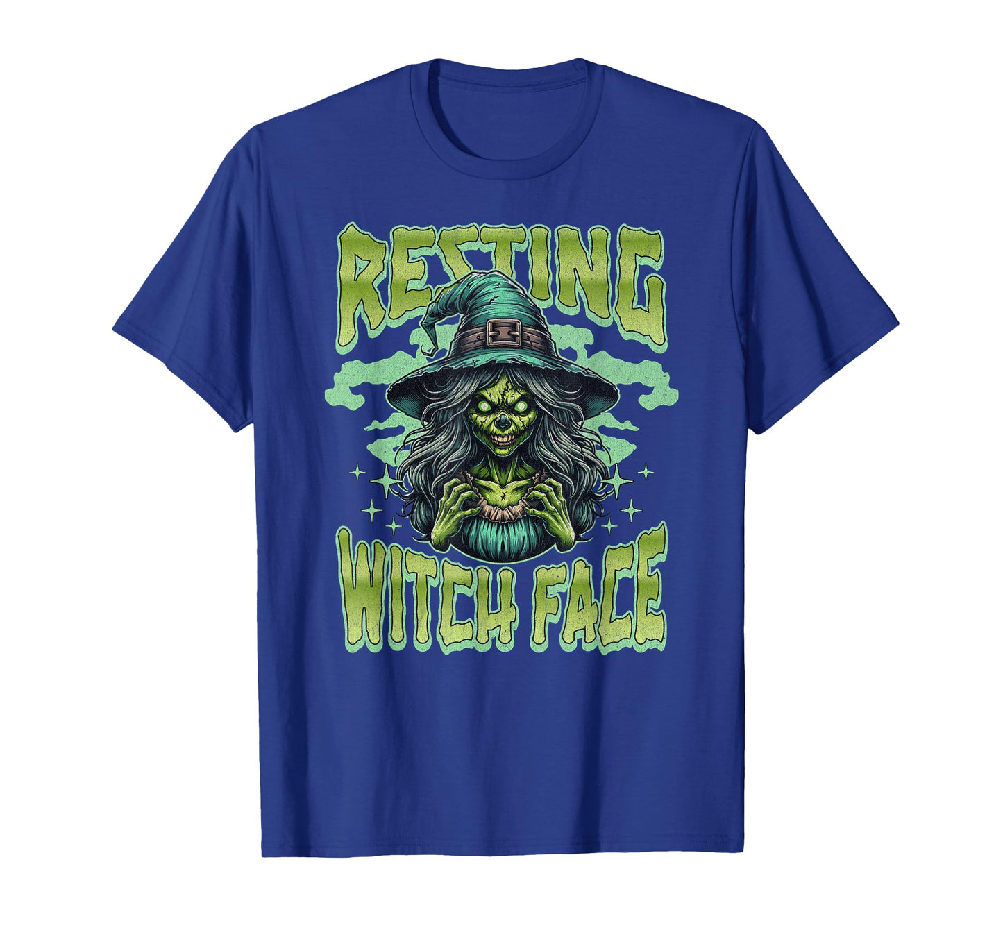 Resting Witch Face Men Women Sarcastic Halloween T-Shirt