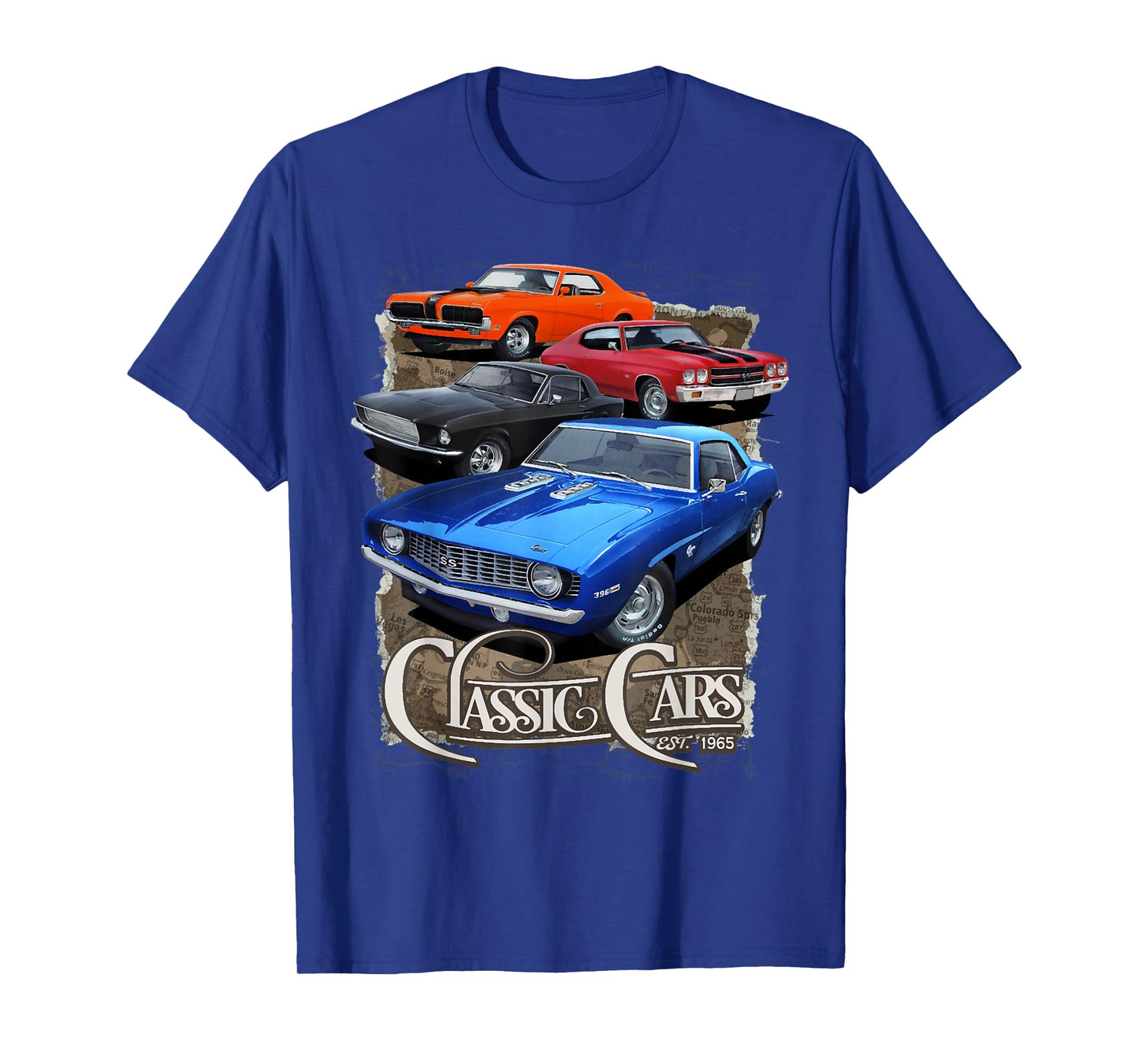 1970 64 65 66 67 68 69 71 72 Chevelle Chevys SS Muscle Car T-Shirt
