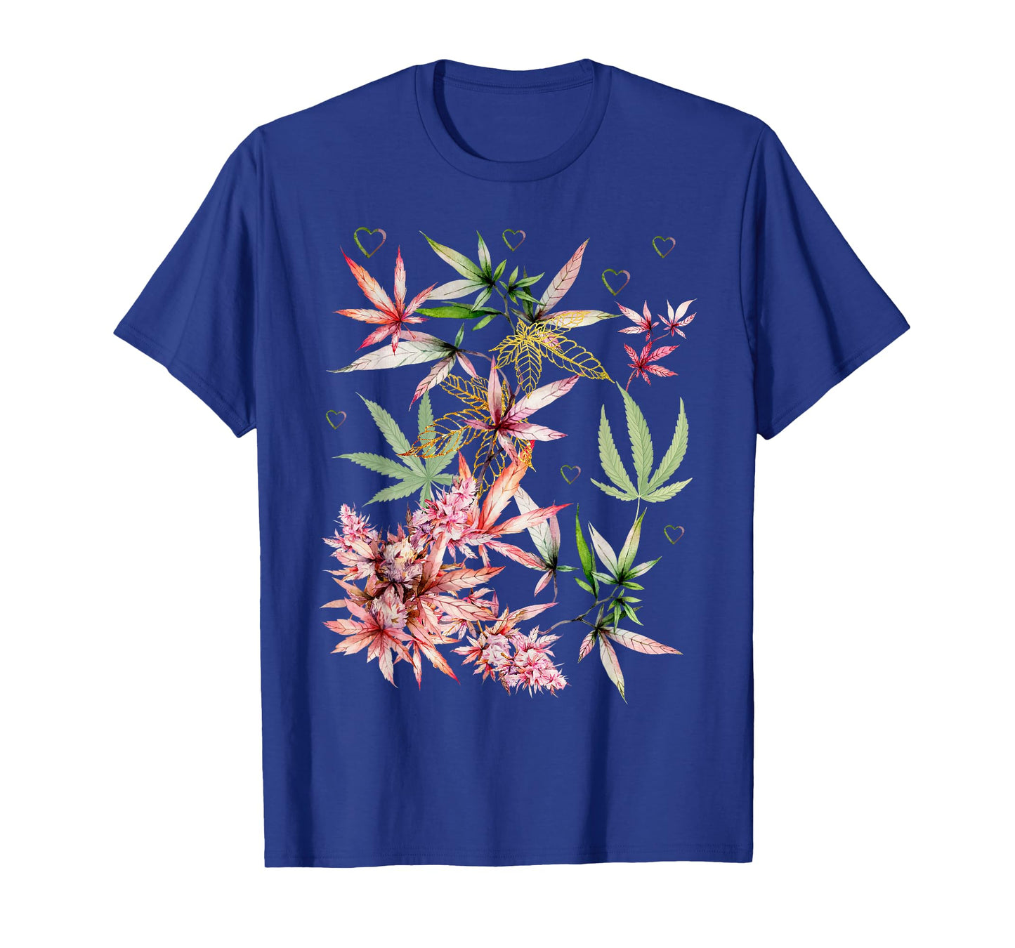 Vintage Marijuana Pot Leaf Flower Weed Cannabis Men Women T-Shirt
