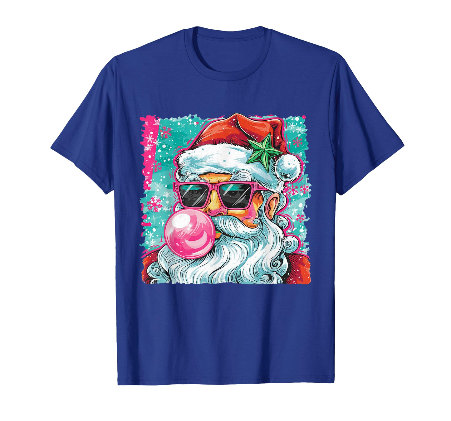 Vintage Santa Bubble Gum Sunglasses Christmas Holiday Xmas T-Shirt