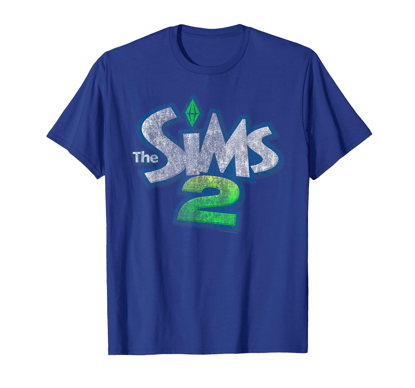The Sims Retro Distressed The Sims 2 Logo Video Game T-Shirt