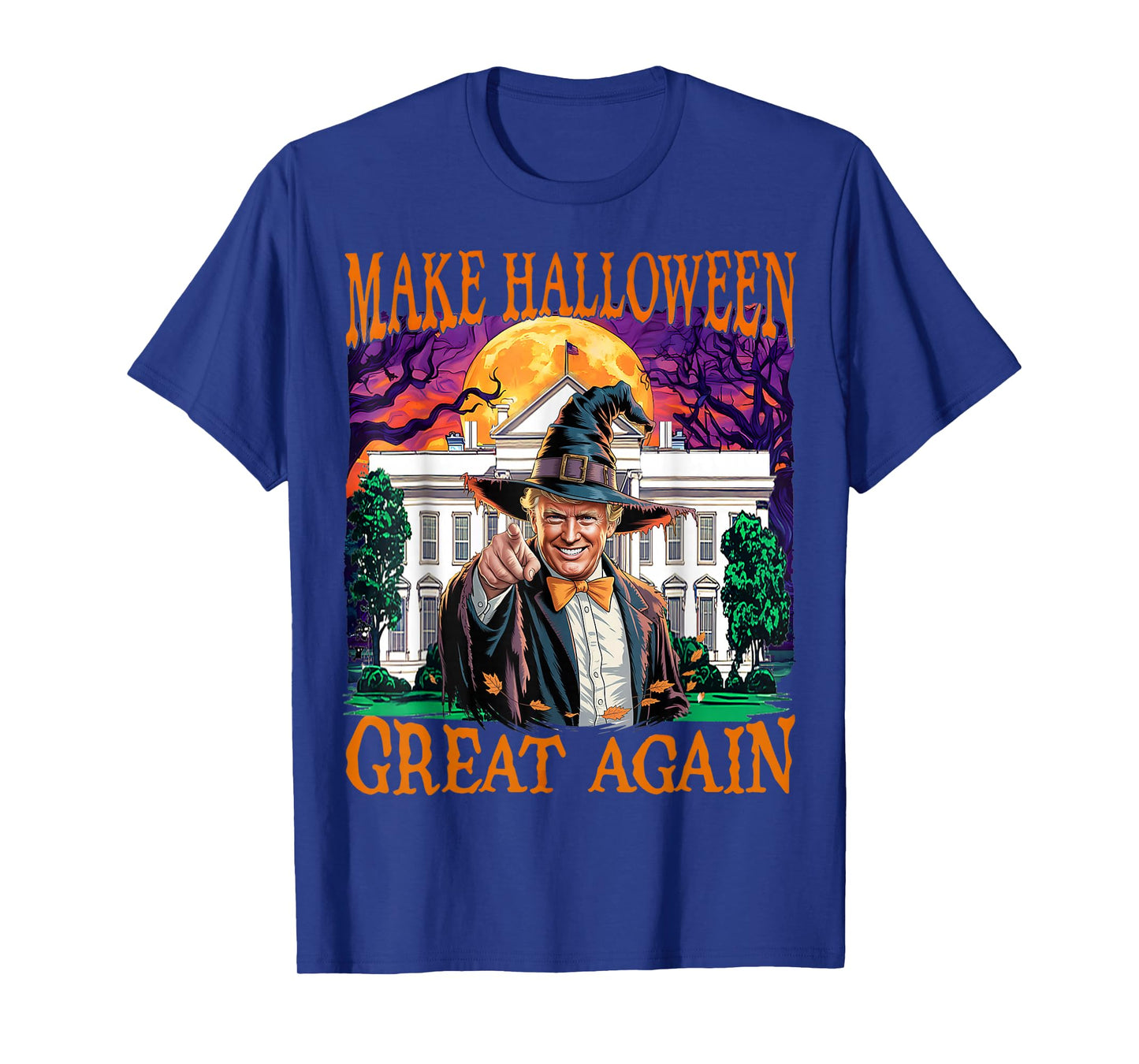 Make Halloween Great Again Donald Trump Spooky Season Funny T-Shirt