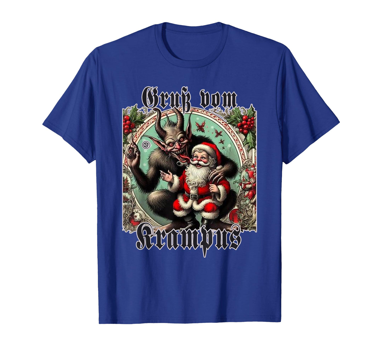 Greeting from Krampus Christmas Legend Figure T-Shirt