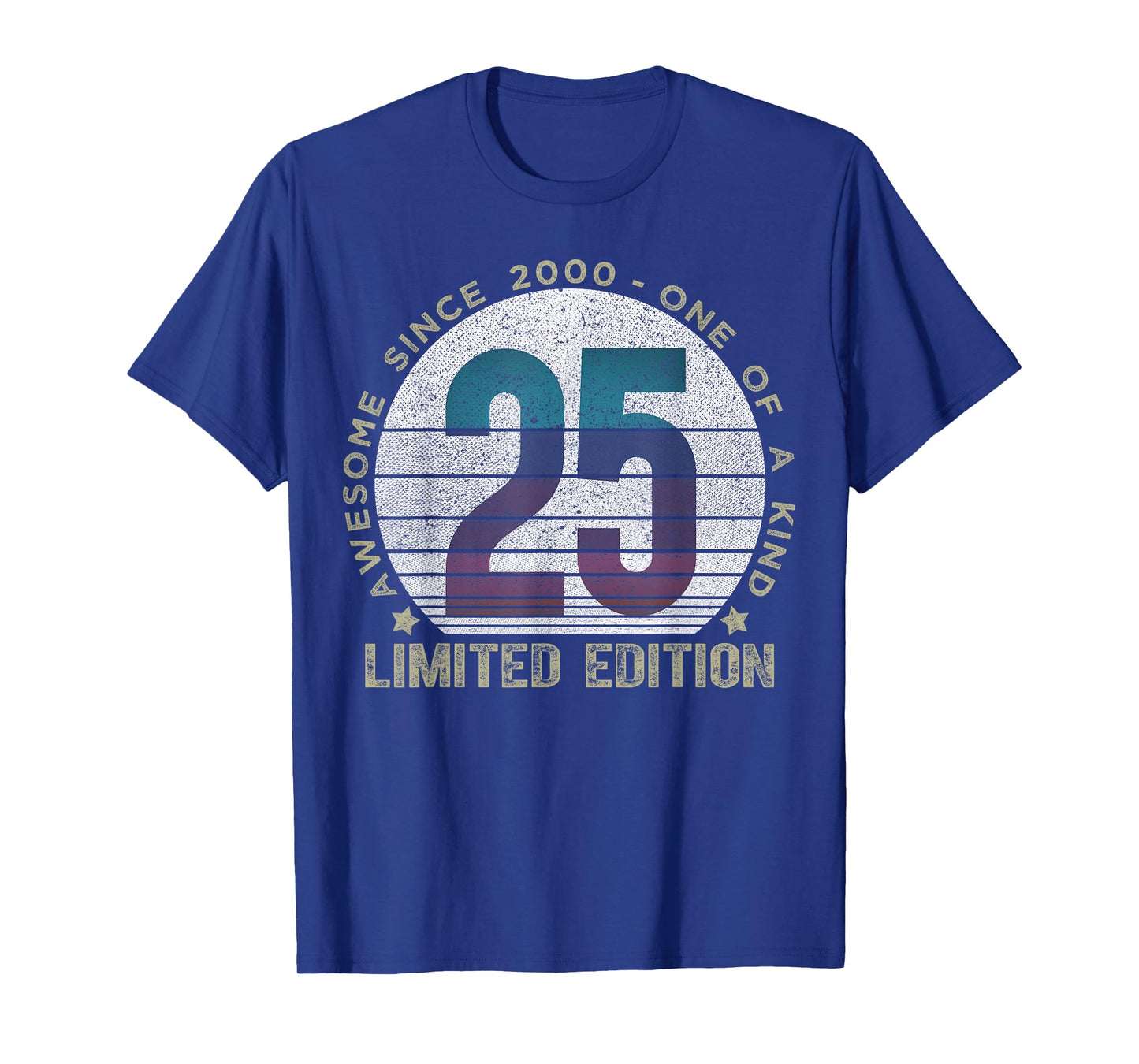 25 Year Old Gifts Vintage 2000 Limited Edition 25th Birthday T-Shirt