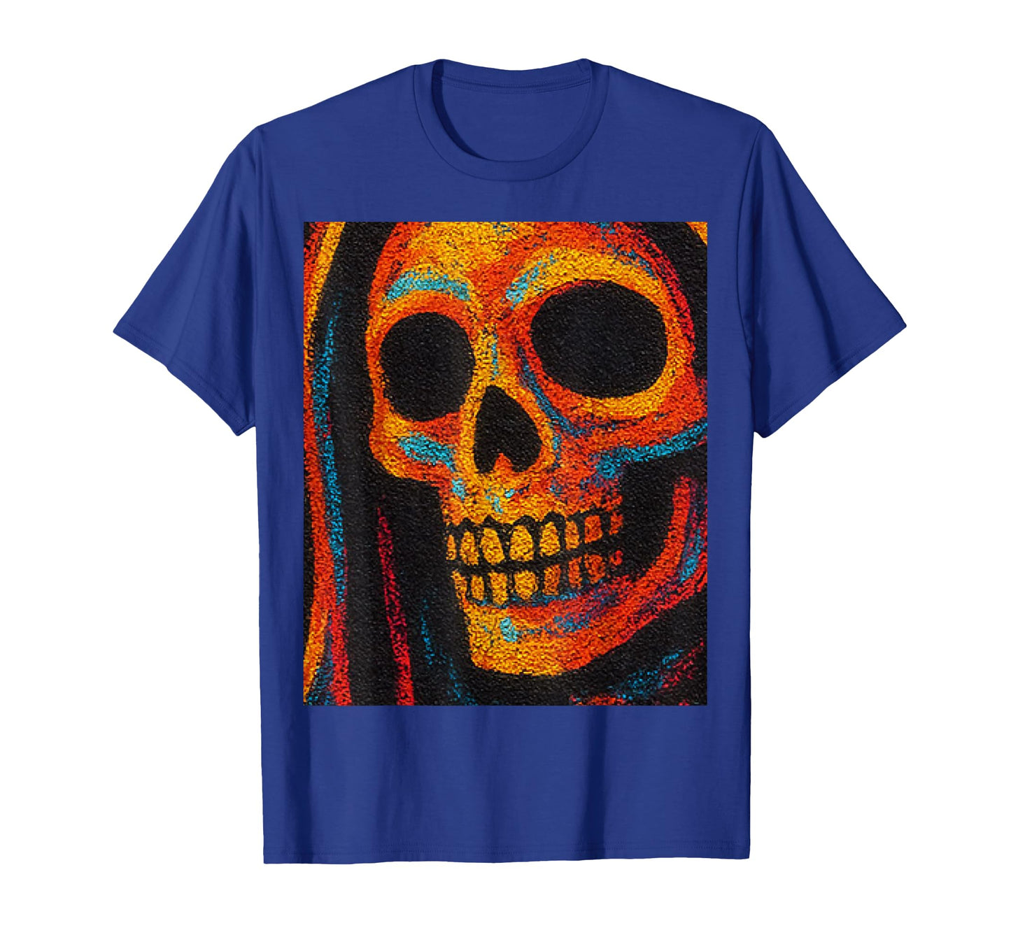Graffiti Santa Muerte Skeleton Reaper Urban Street Art T-Shirt