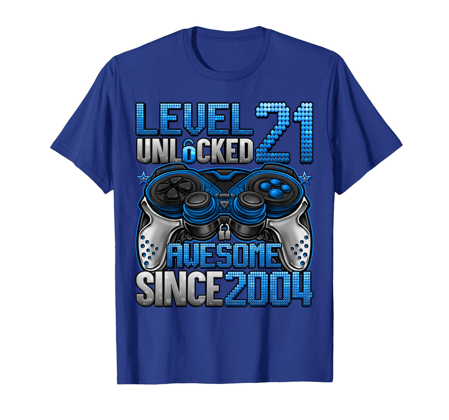 Level 21 Unlocked 21 Year Old Gifts Boys 21st Birthday Boy T-Shirt