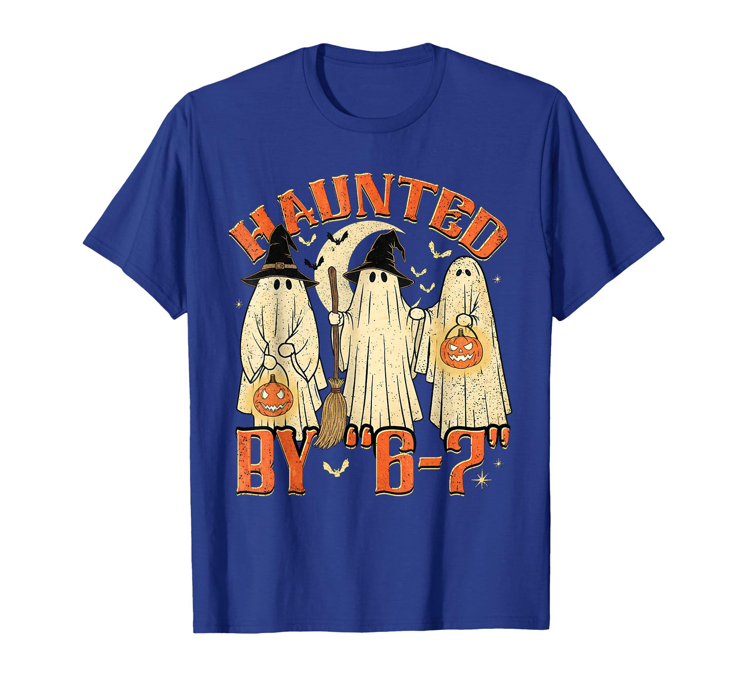 67 Meme Halloween Haunted by 6 7 Six Seven Gen Alpha Z T-Shirt