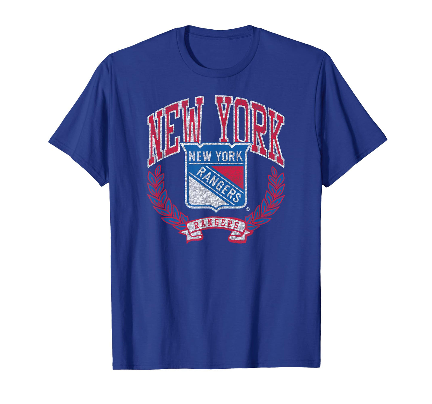 New York Rangers Vintage Victory Black Officially Licensed T-Shirt