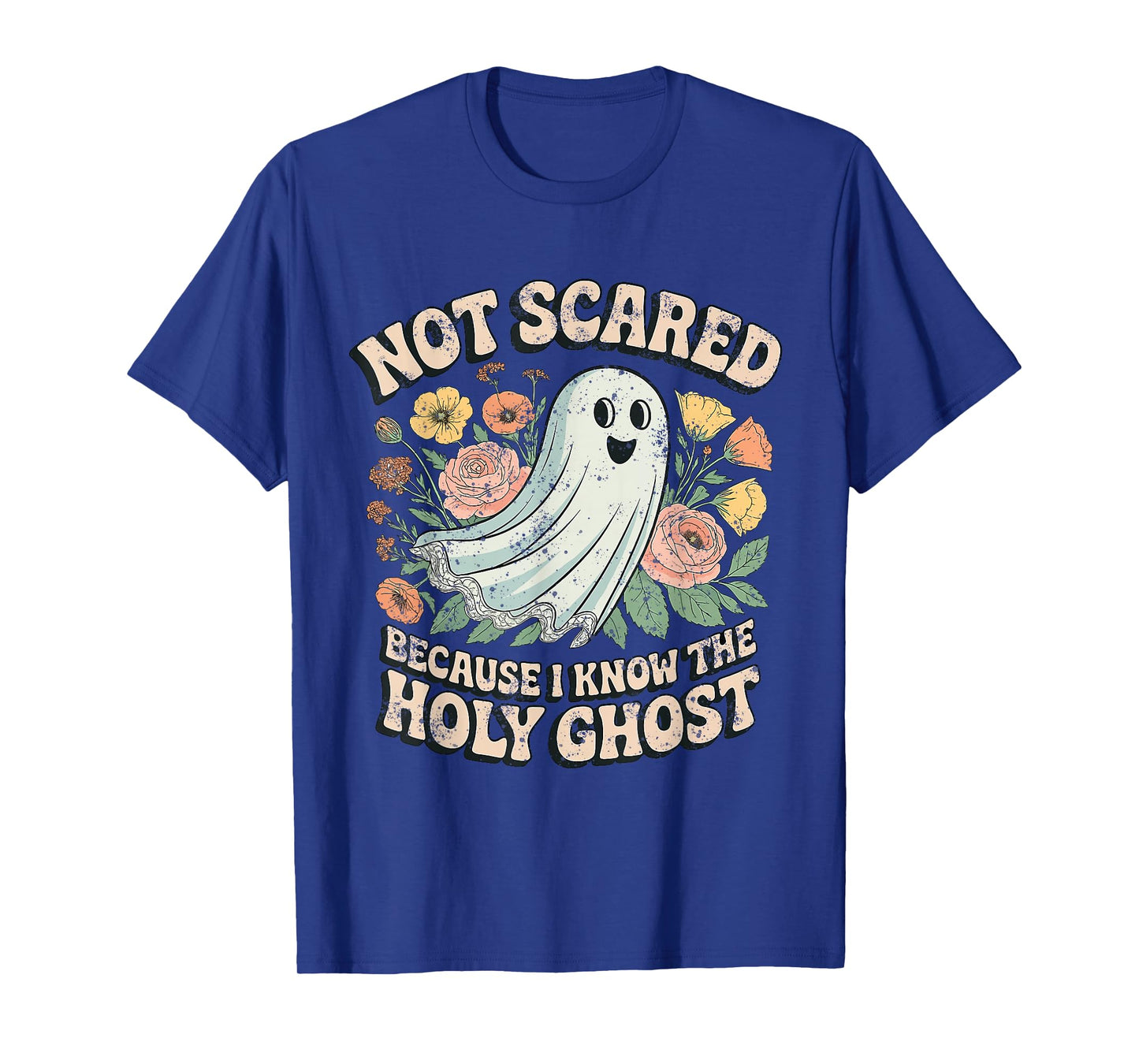 Funny Halloween Not Scared Because I Know The Holy Ghost T-Shirt