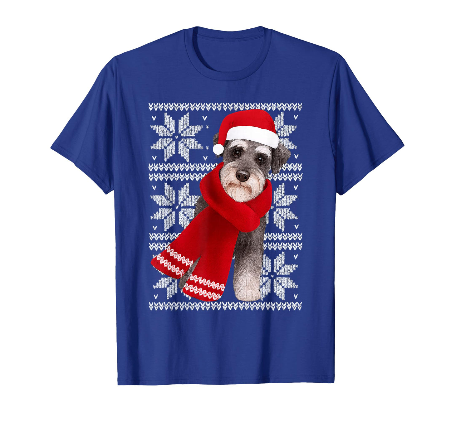 Schnauzer Ugly Christmas Holiday Dog Lover T-Shirt