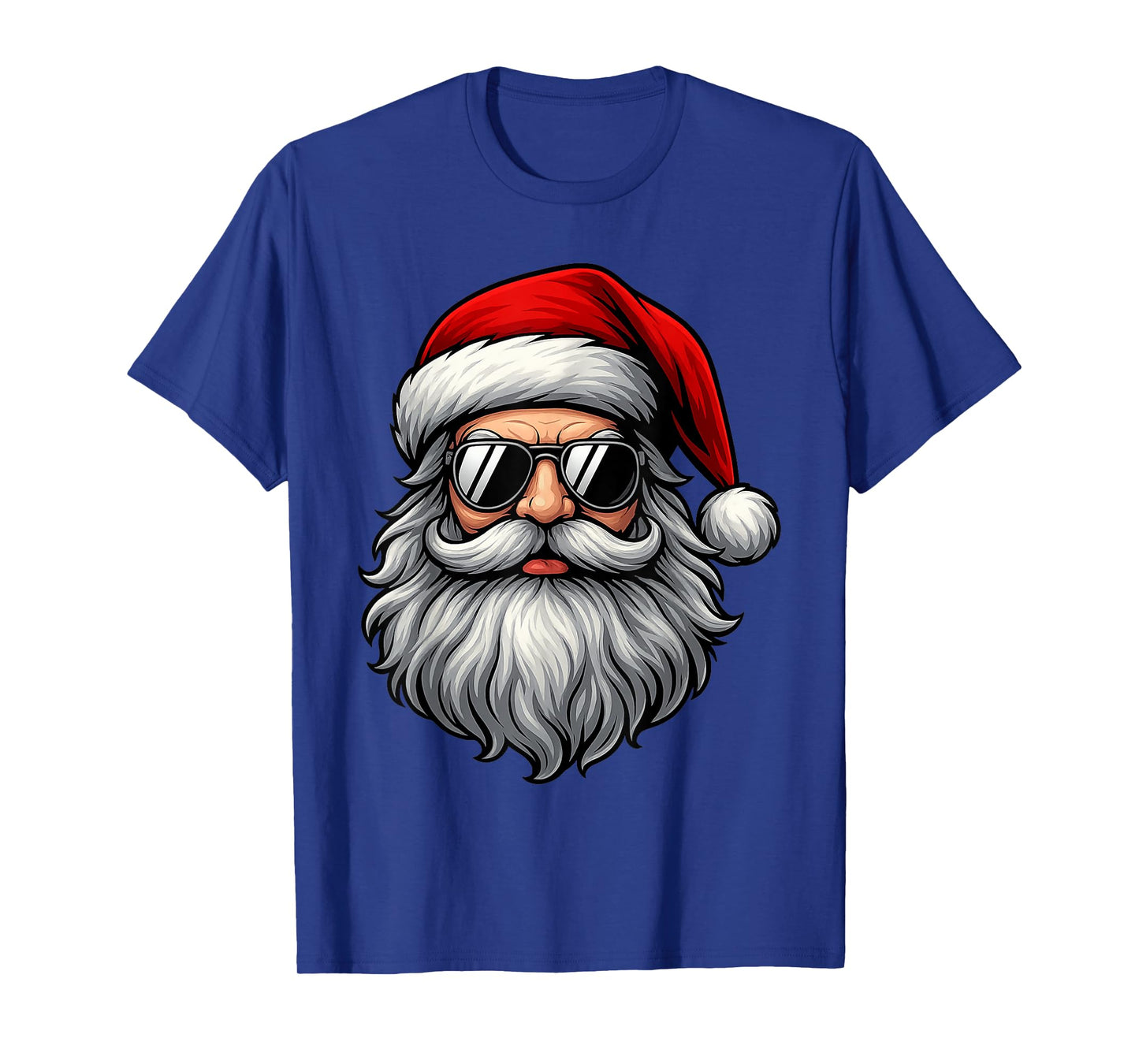 Vintage Santa Face Old Cute Xmas Holiday Santa Hat Christmas T-Shirt