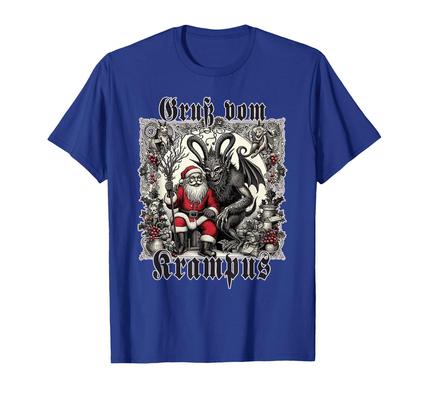 Greeting from Krampus Christmas Legend Figure T-Shirt