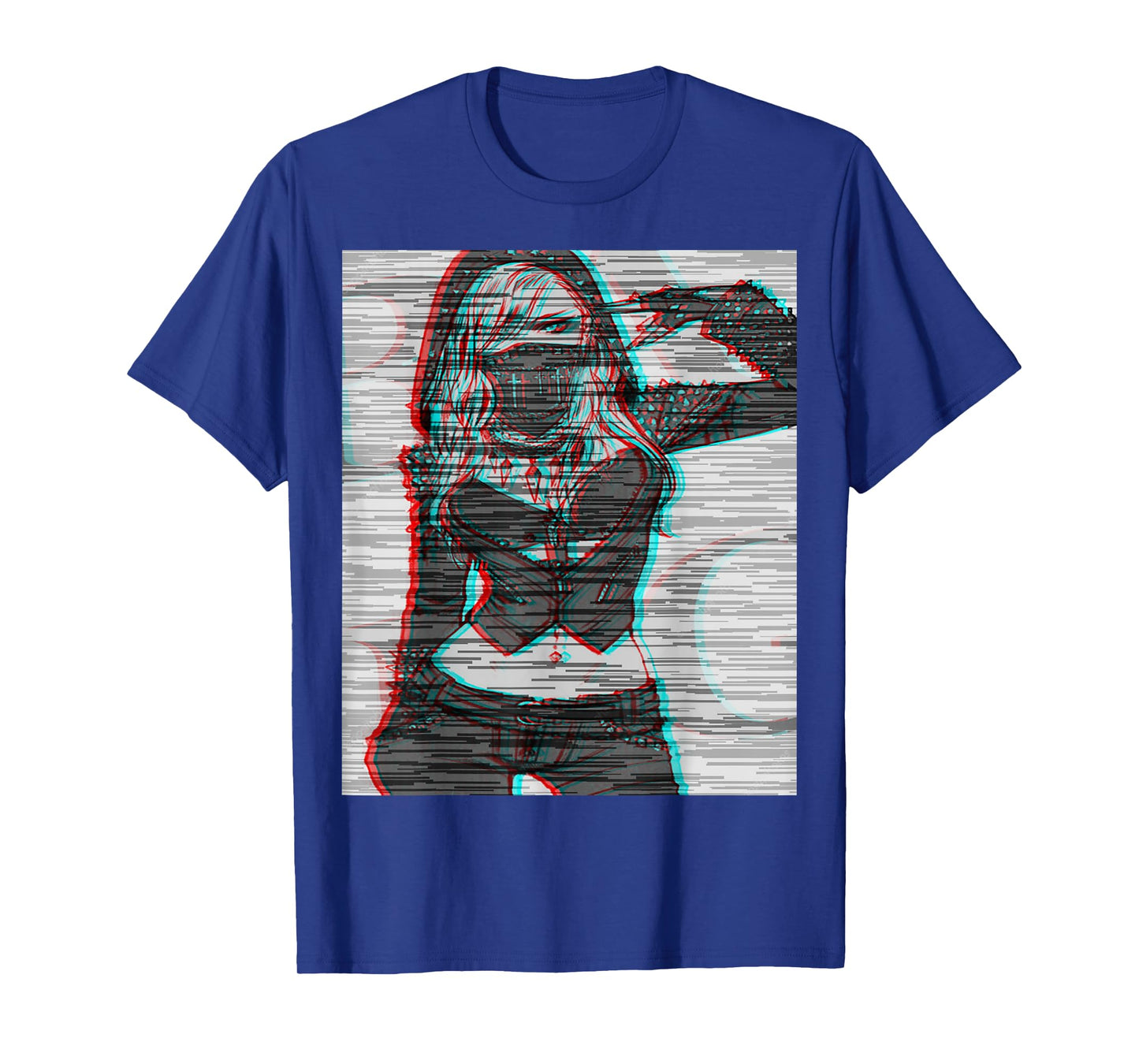 Gangsta glitch cyber assassin t shirt T-Shirt