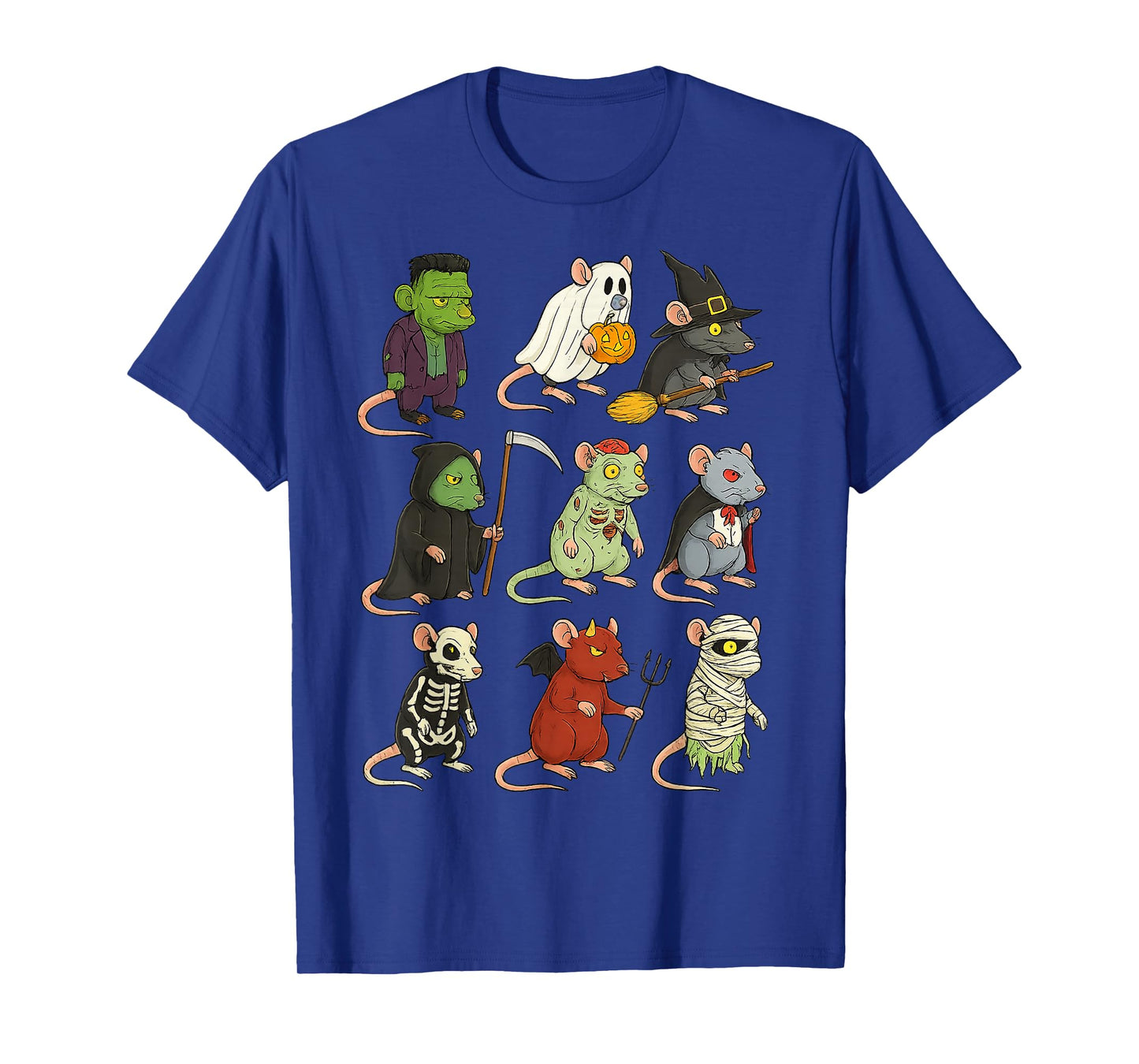 Rat Spooky Witch Boo Zombie Halloween for Boys Girls Party T-Shirt