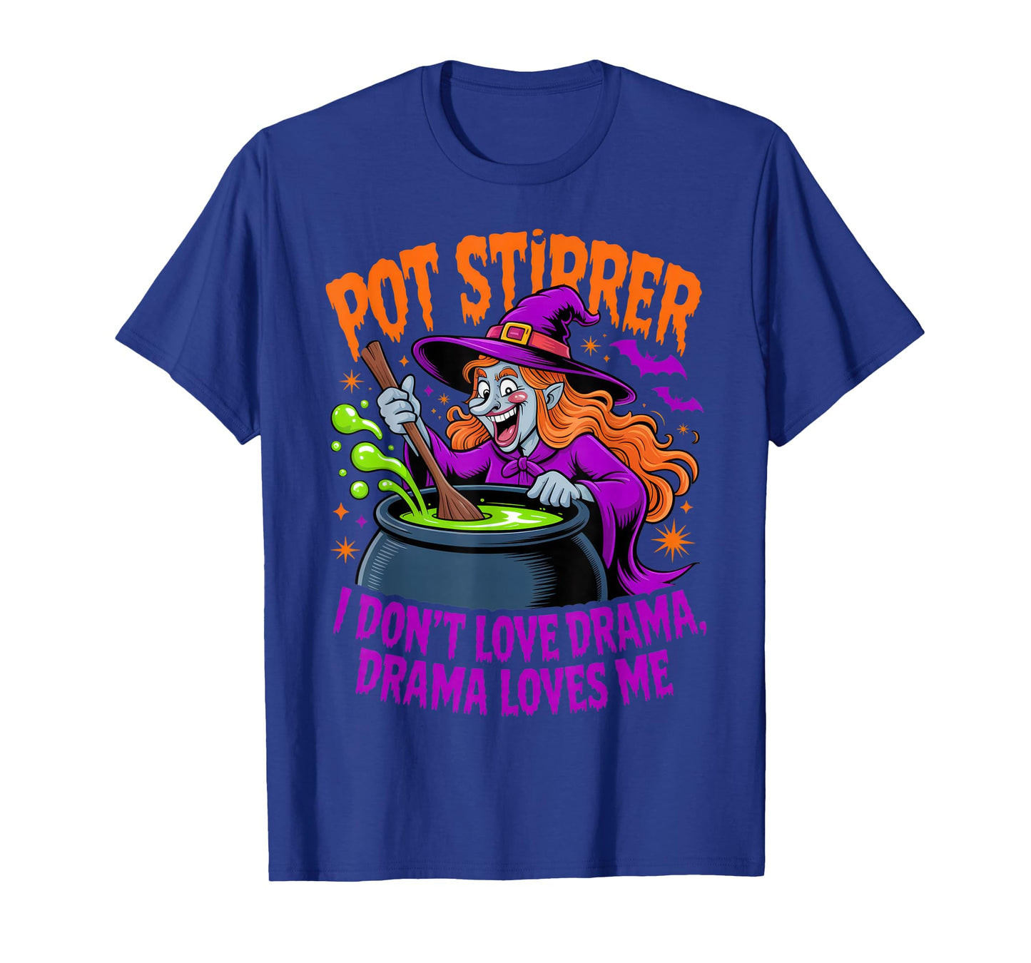Pot Stirrer Funny Witch Costume Halloween Sarcastic Humor T-Shirt