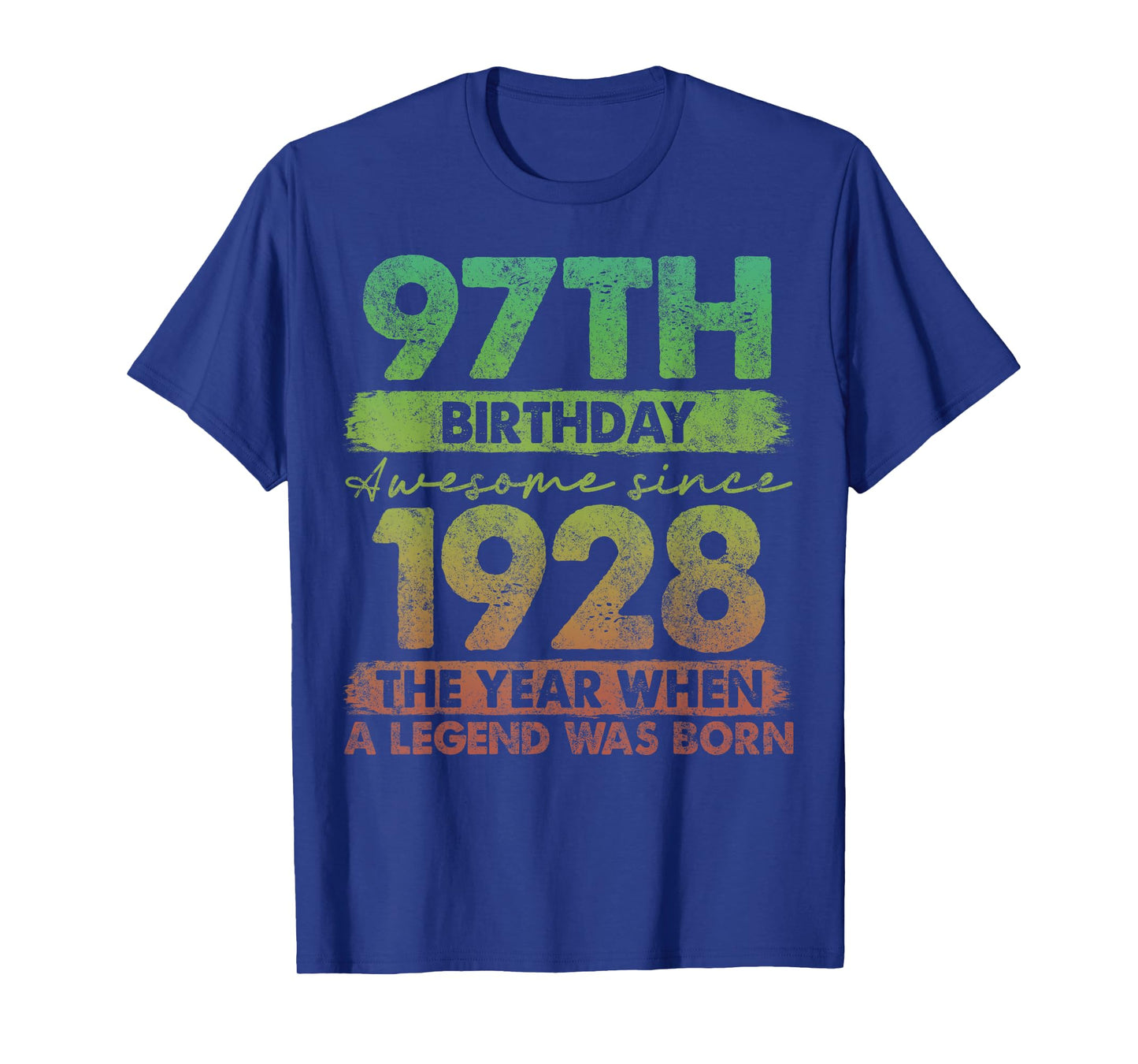 97 Year Old Gifts Vintage 1928 Limited Edition 97th Birthday T-Shirt