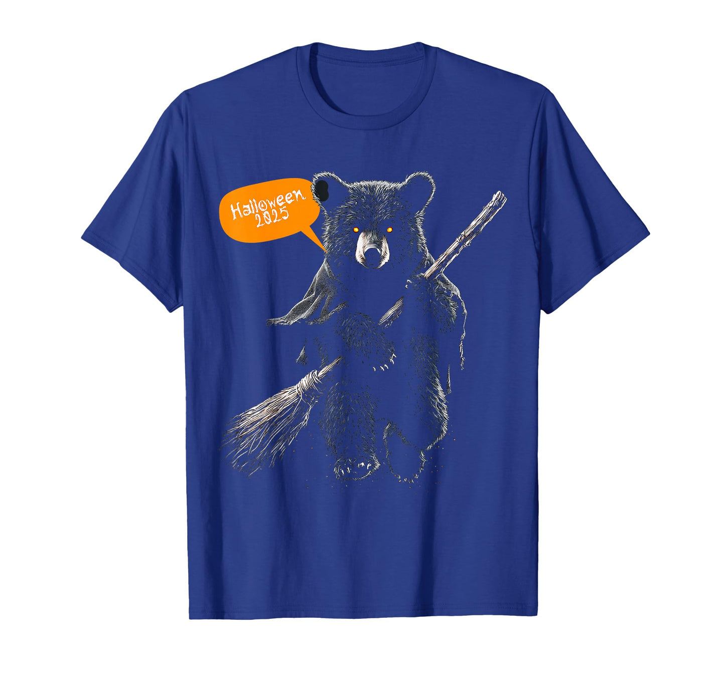 Halloween 2025 Bear Witch Animal Costume Fun T-Shirt