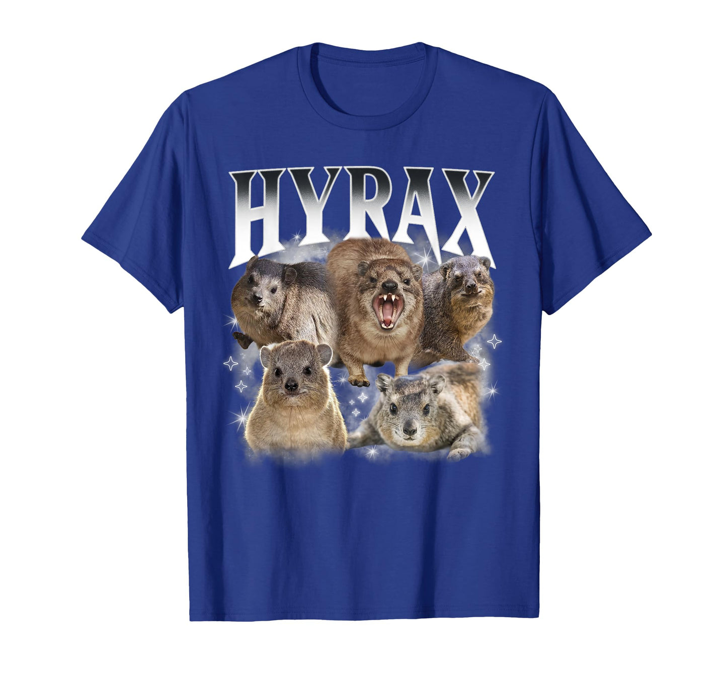 Hyrax Vintage Ugly Funny Meme Retro Animal Long Sweat T-Shirt