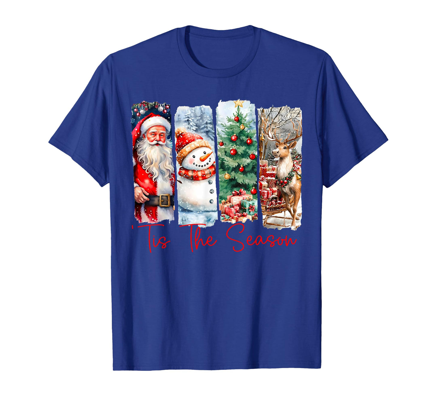 Retro Tis The Season Christmas Season Men Women Kids T-Shirt
