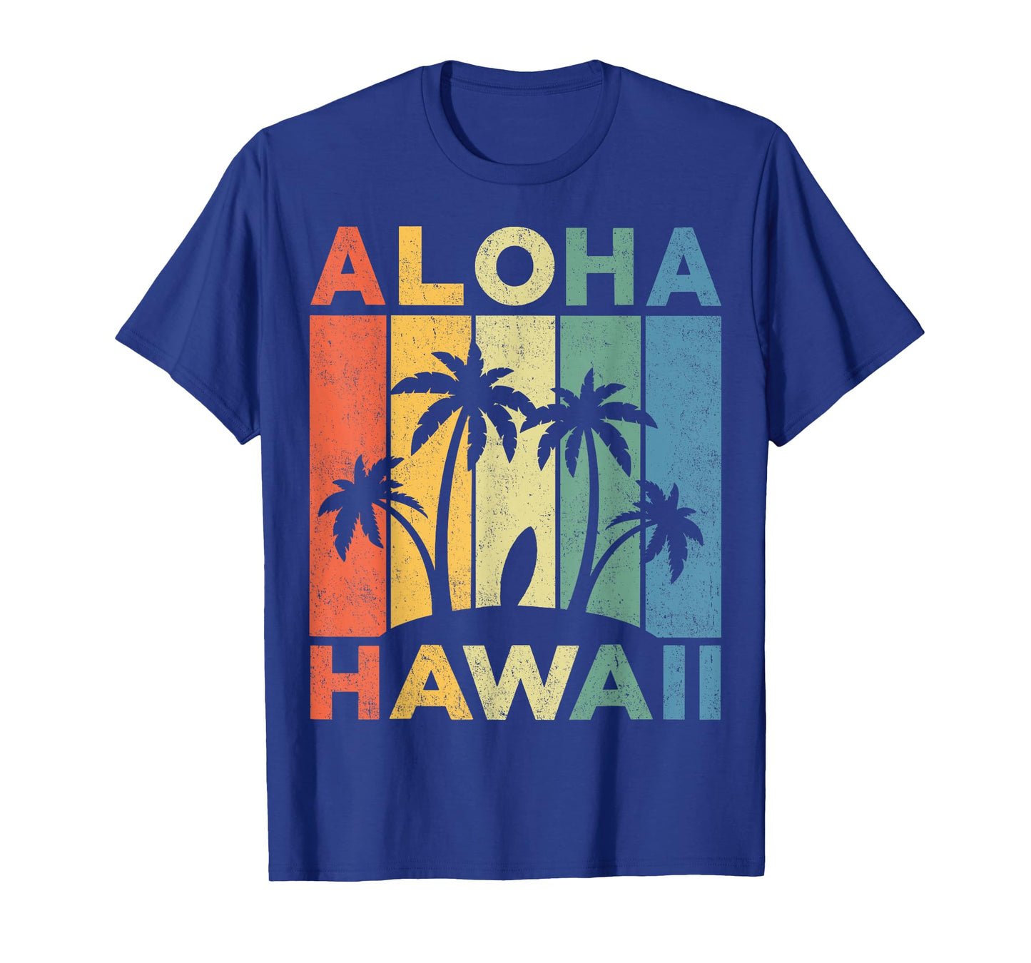 Aloha Hawaii Hawaiian Island Shirt Palm Beach Surfboard Surf Men Women Girls Kids T-Shirt