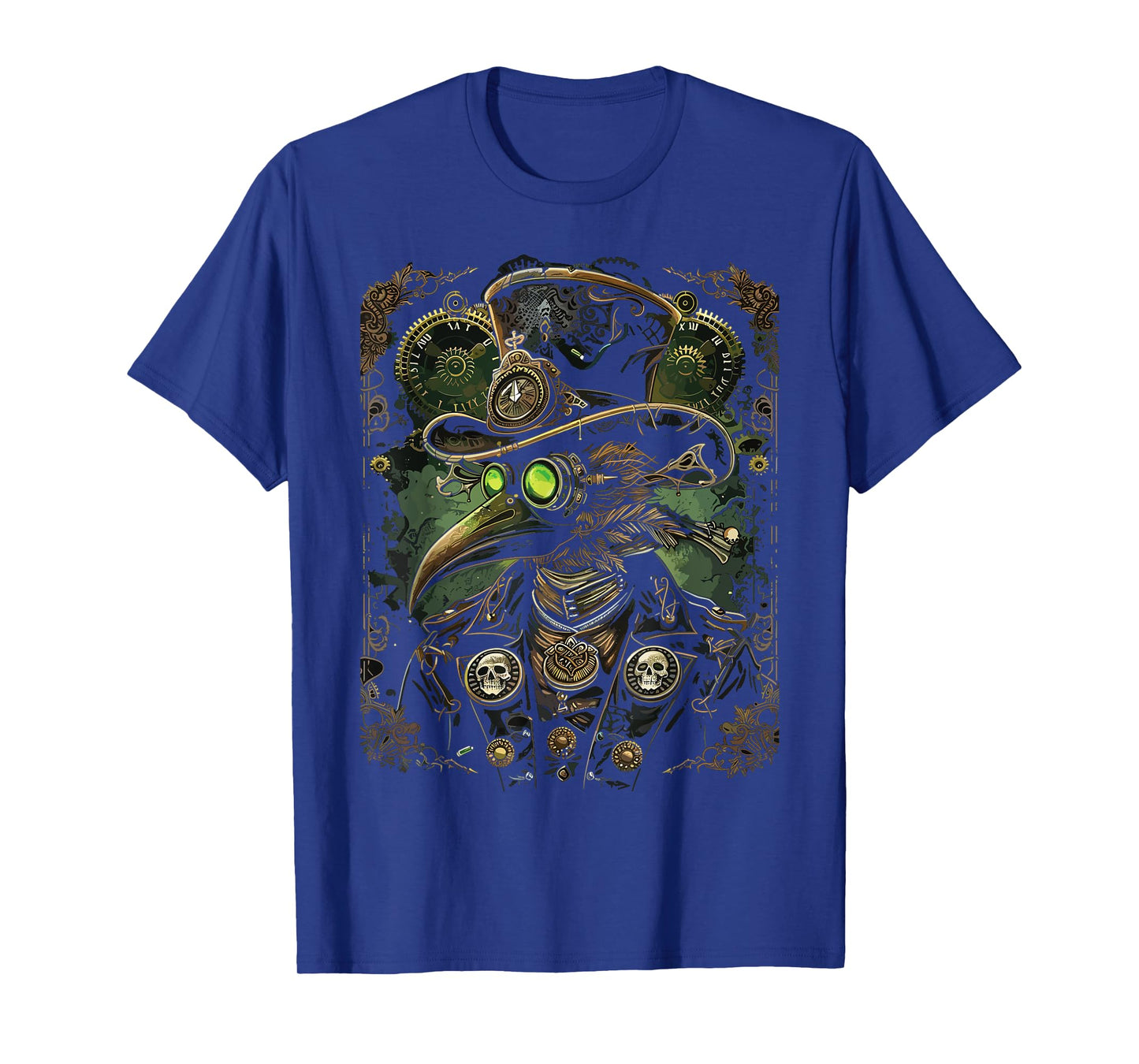 Mechanical Steampunk Pestilence Plague Doctor T-Shirt