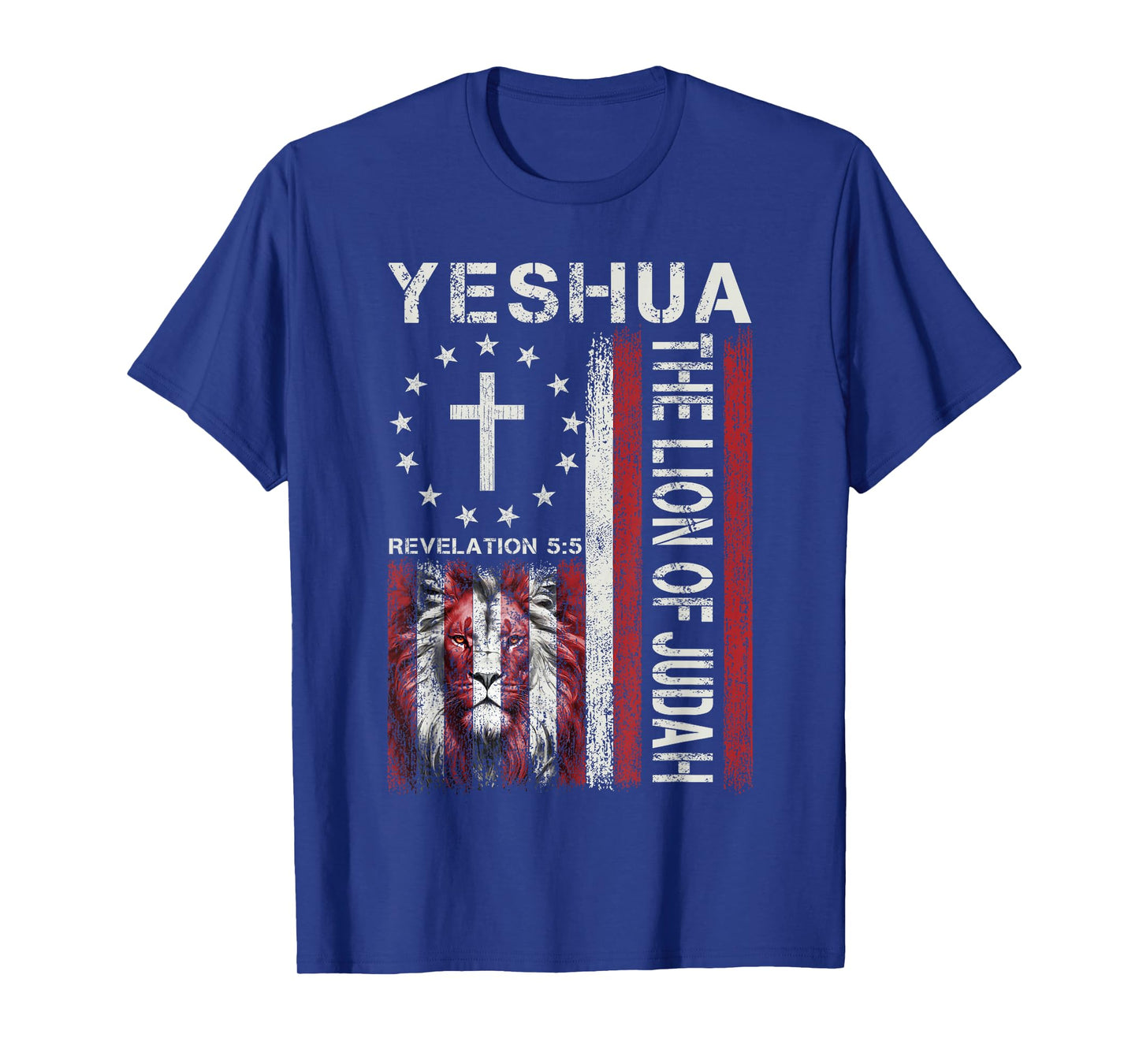 Jesus Christian Bible Faith Religious Yeshua Lion Of Judah T-Shirt