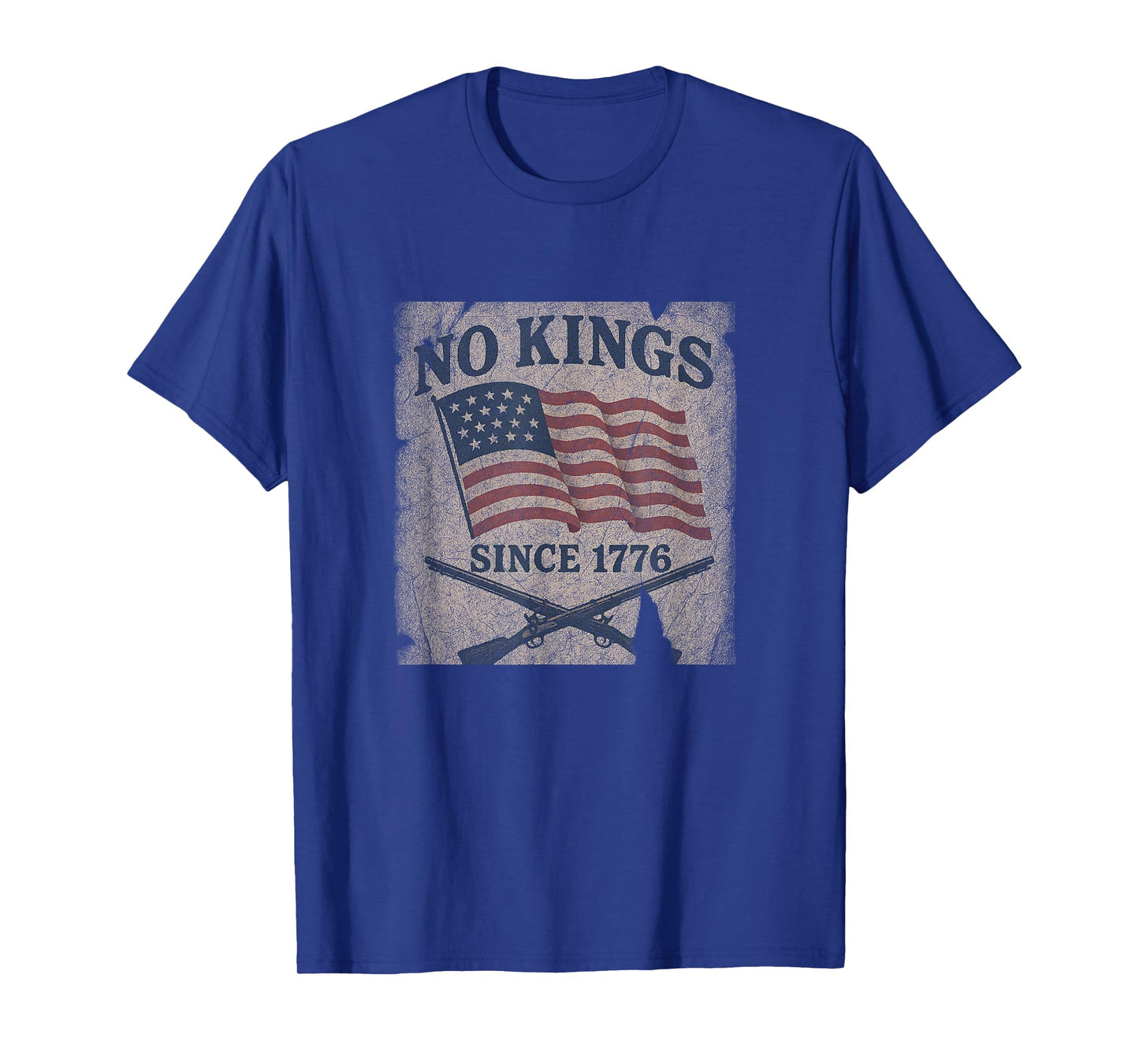 No Kings Since 1776 – Patriotic Rebellion Design T-Shirt