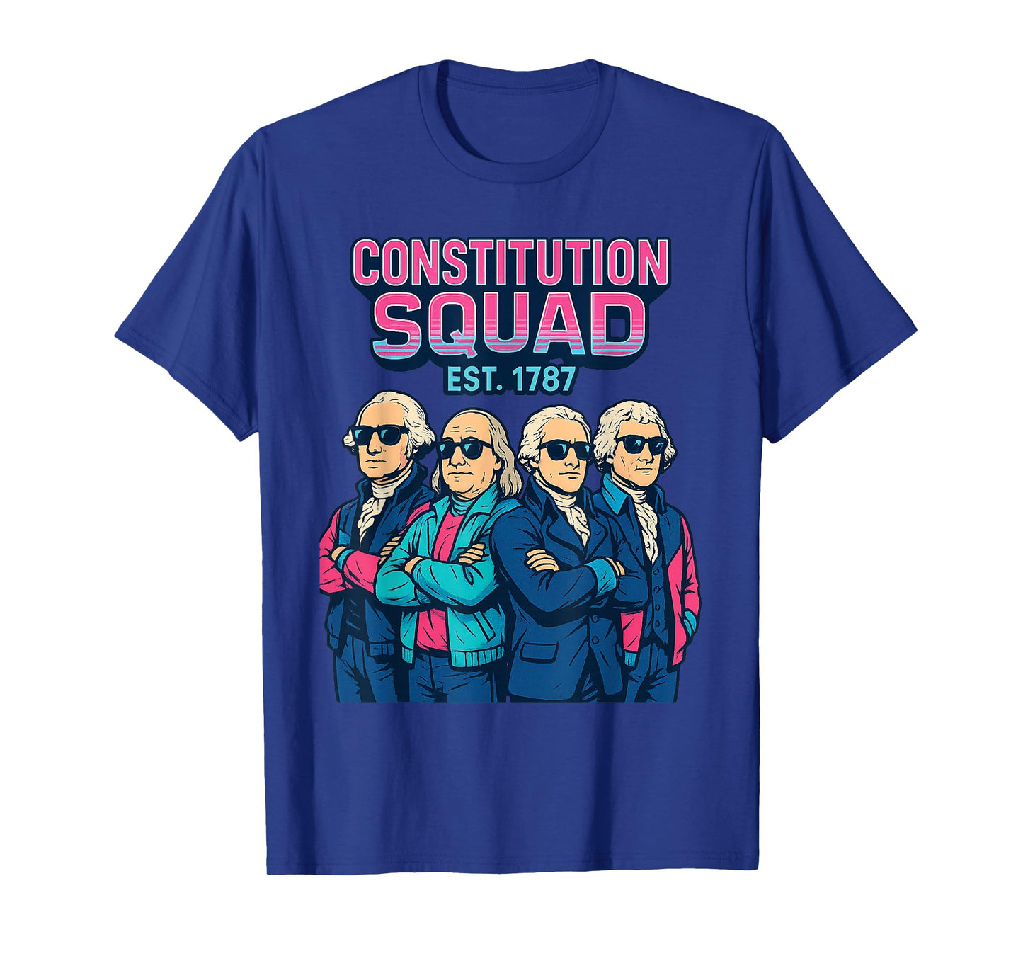 Constitution Day Shirt Retro Squad Est 1787 Patriotic Style T-Shirt