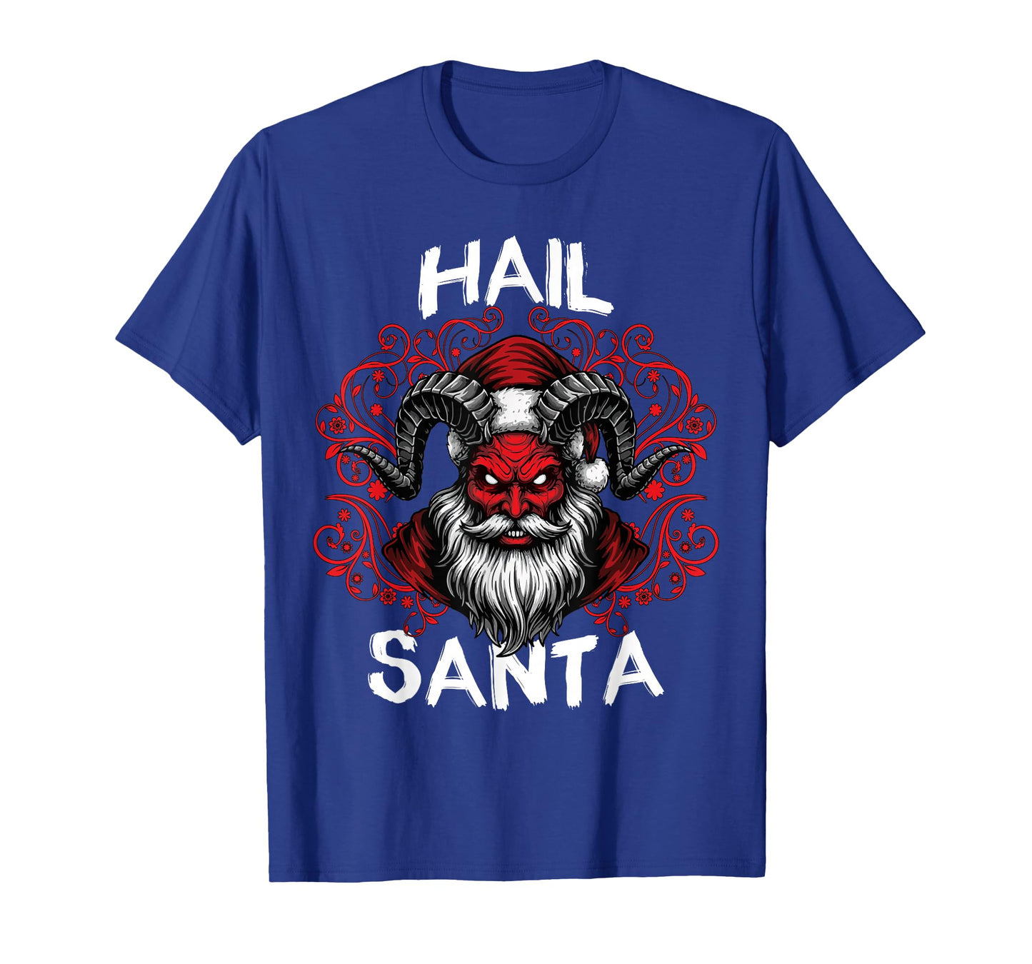 Hail Santa Pagan Happy Solstice Anti Christmas Baphomet T-Shirt