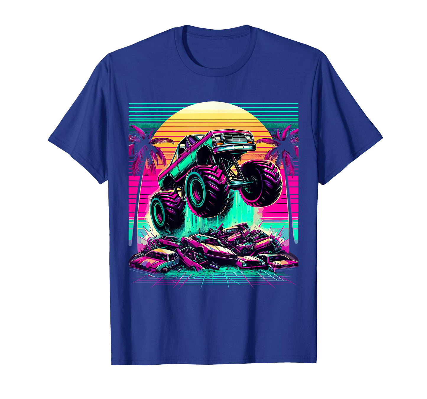 Monster Truck Retro T-Shirt