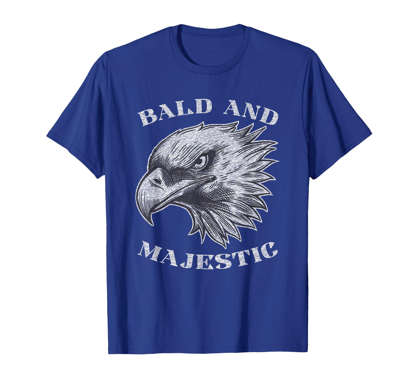 Funny Bald Guy Man Majestic Saying | Balding Humor Gag T-Shirt