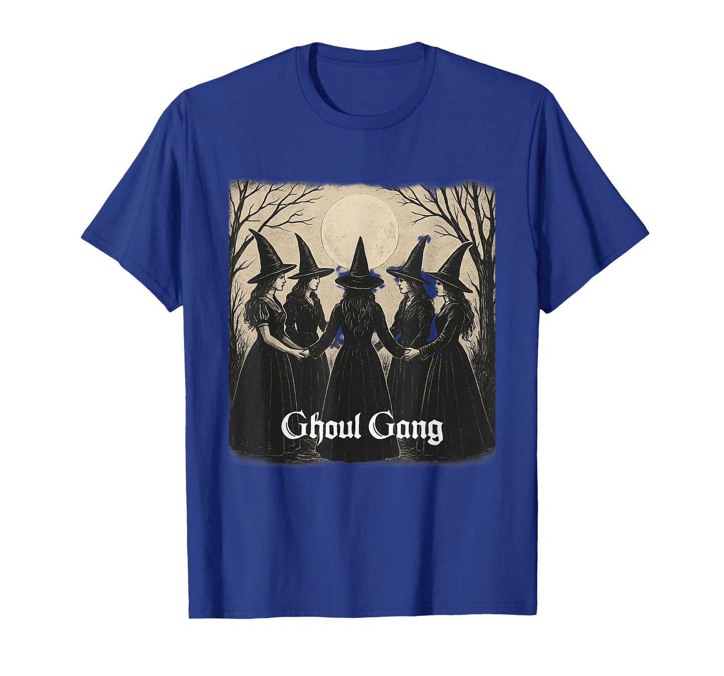 Halloween Womens Tee Spooky Girls Ghoul Gang Gothic Witch T-Shirt