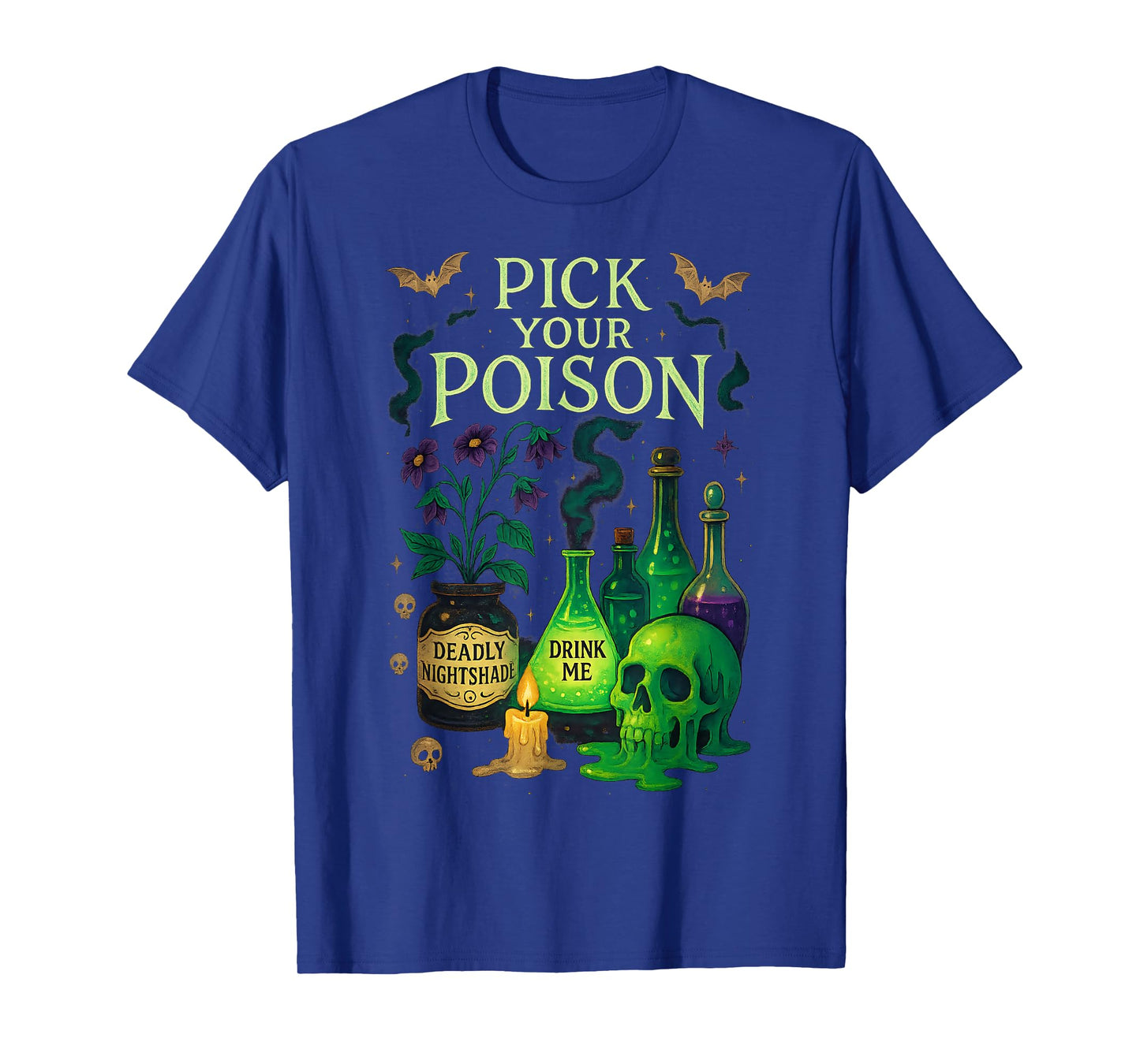 Pick Your Poison Vintage Princess Halloween T-Shirt