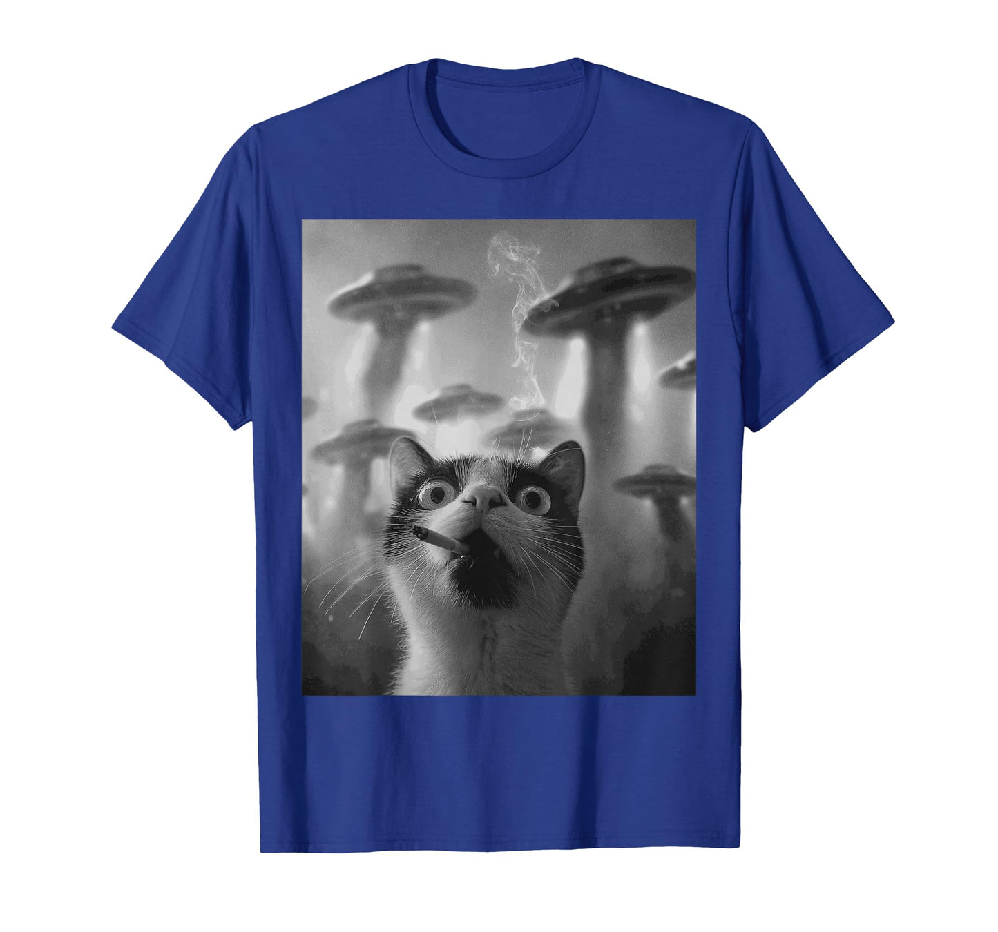 Funny Graphic Cat Gangster Funny T-Shirt