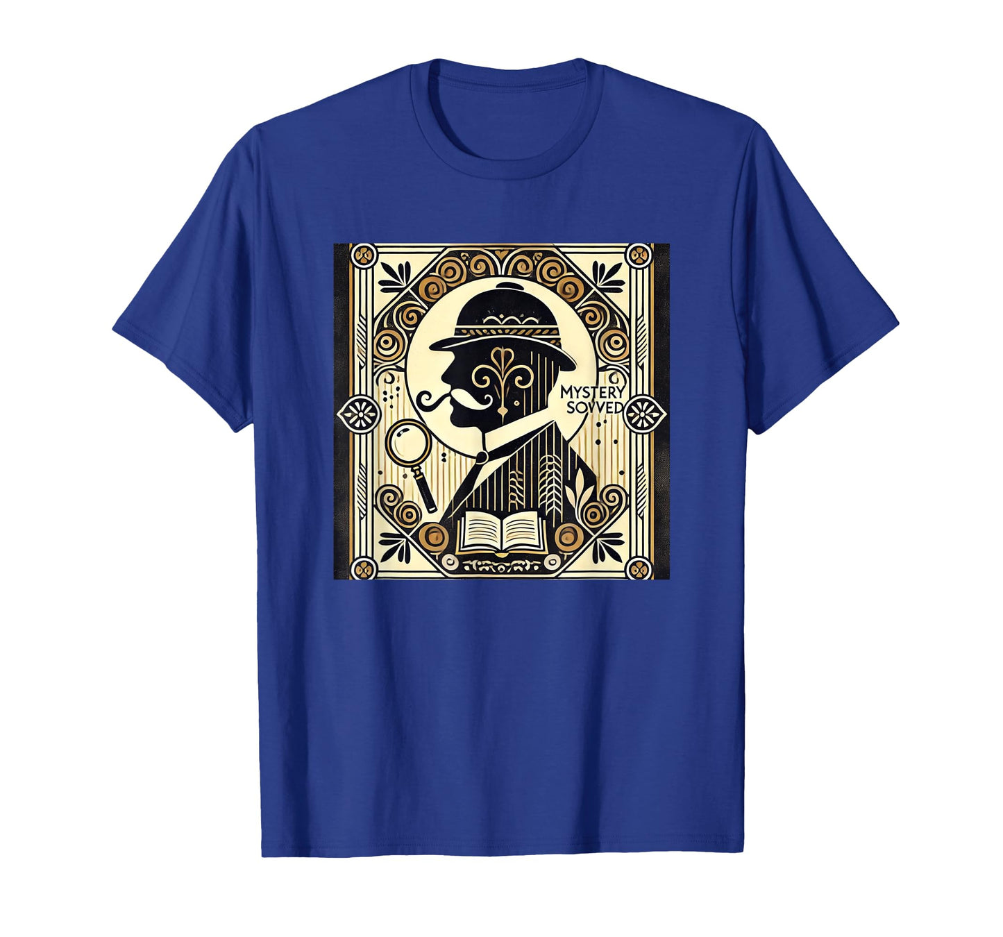 Poirot Mystery Books Vintage Detective Design T-Shirt