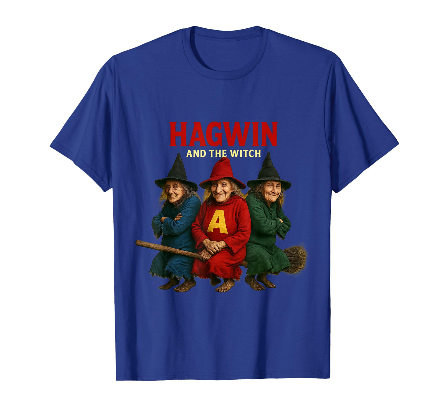 Witch Parody Trio Spooky Halloween Comedy T-Shirt